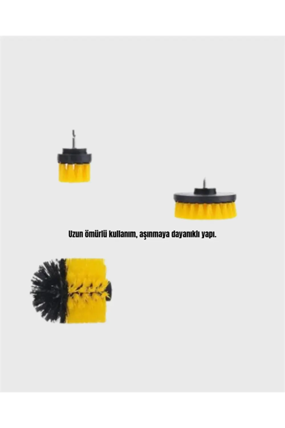 Yağ, Kir ve Pas Temizliği İçin Güçlü Naylon Kıllı Temizlik Fırças