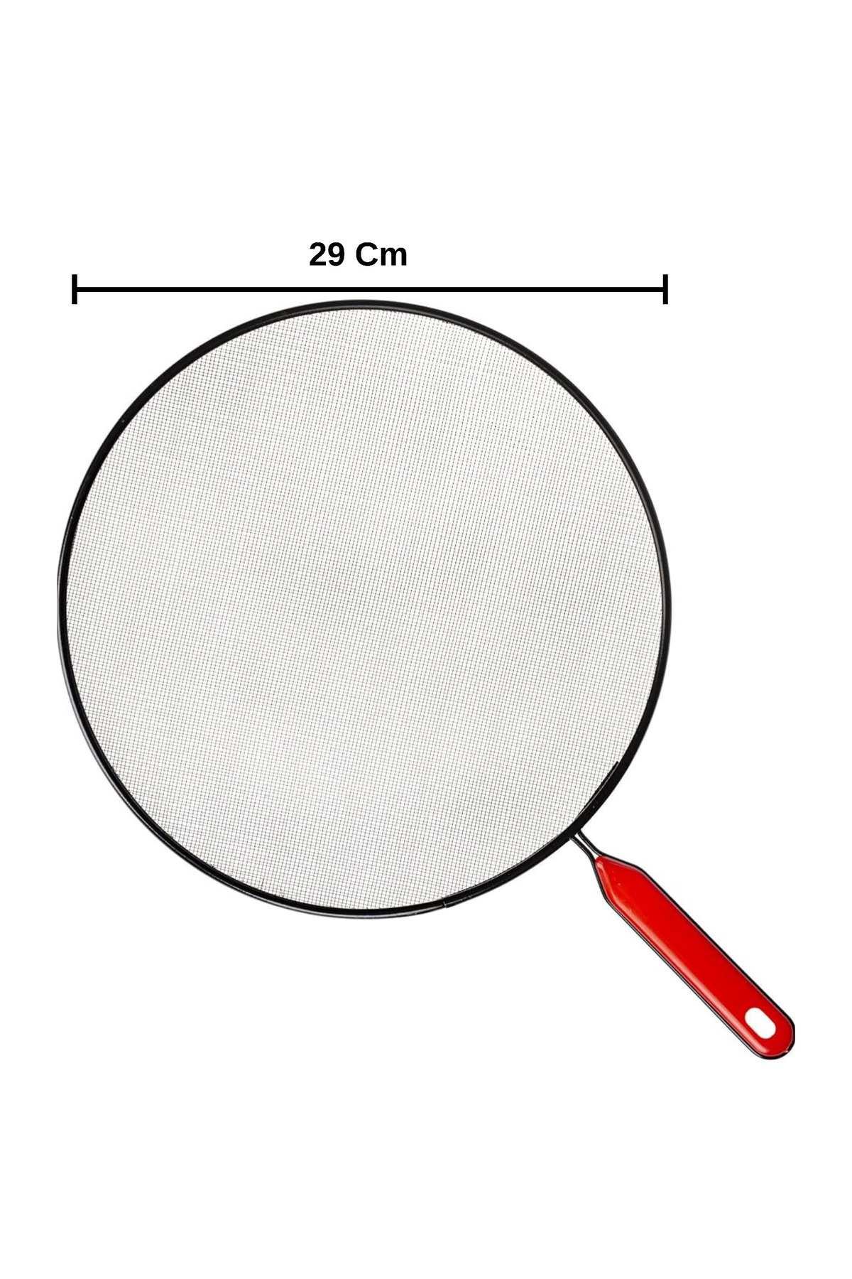 Ardenavm Yağ Sıçratmayan Tava Tencere Kapağı Metal Siyah Telli Sıçratmaz 2