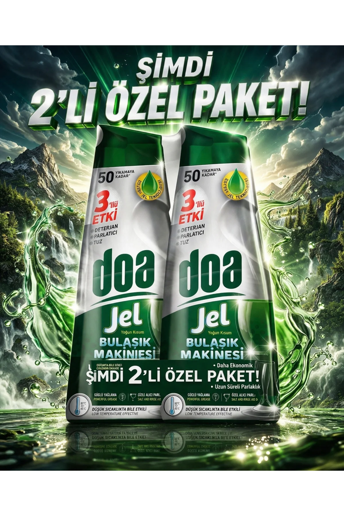 ⚡ “YAĞA SON! 3’LÜ ETKİ JEL 2’Lİ PAKET – EKONOMİK CANAVAR!” Fiyatı, Yorumları ve Özellikleri