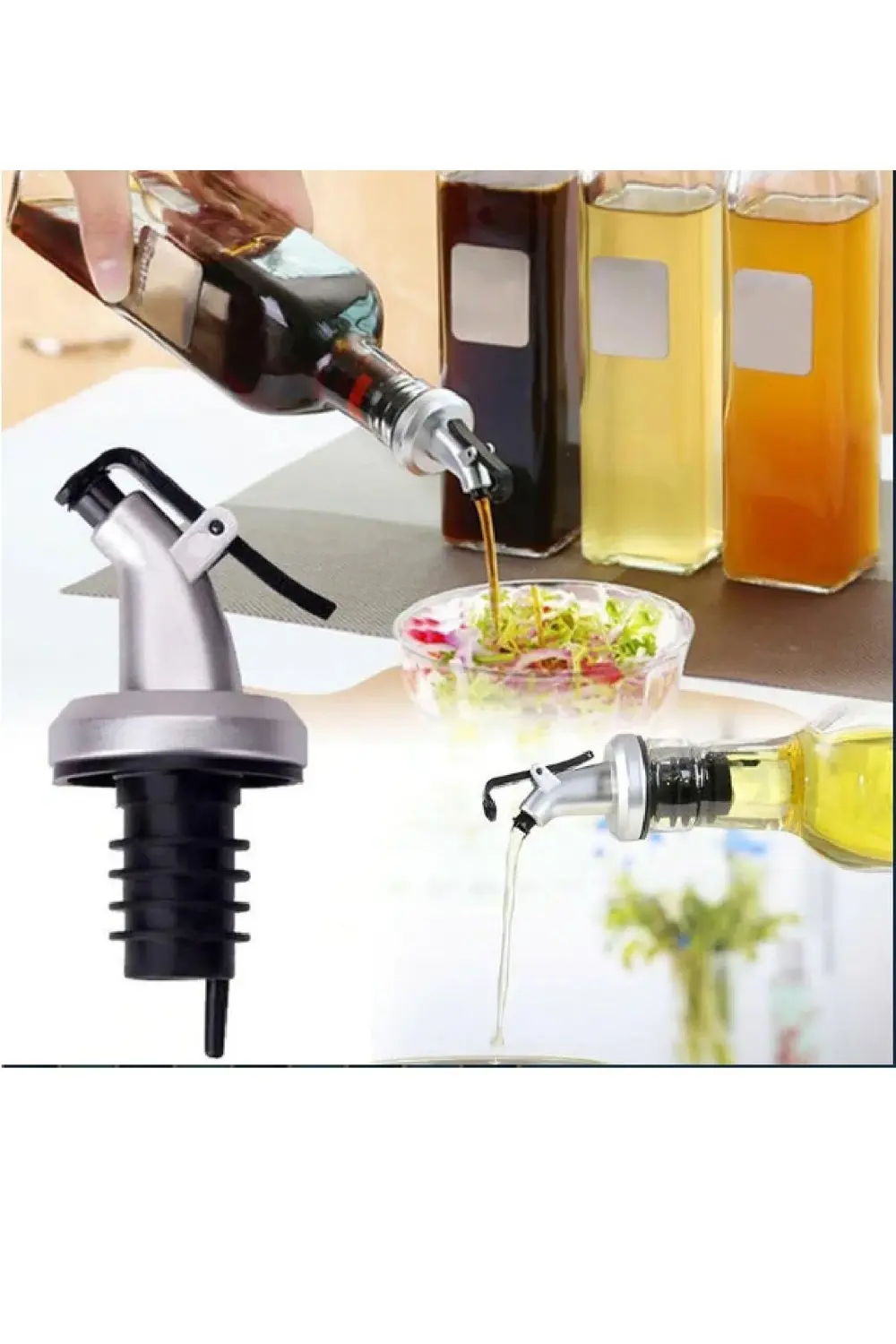 Yağdanlık Yedek Tıpa Yağdanlık Kapağı 3 Adet Kapaklı Yağdanlık Ka