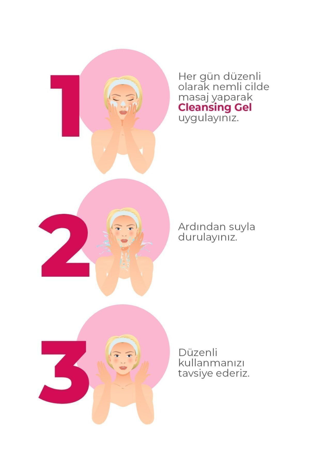 Yağlı Ciltler Akne Eğilimli Ciltler Için Yüz Temizleme Jeli