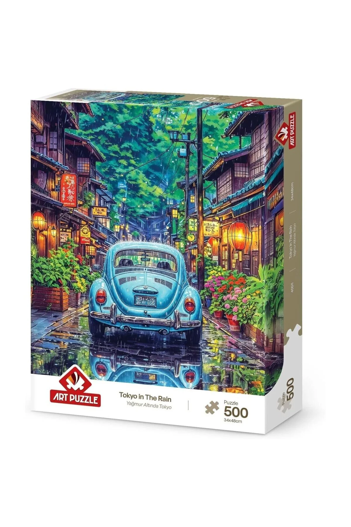 Yağmur Altında Tokyo 500 Parça Puzzle