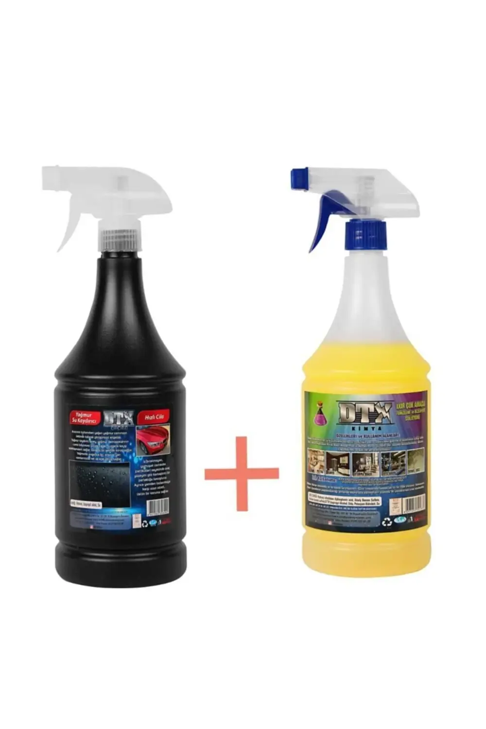 Yağmur Su Kaydırıcı, Hızlı Cila 1 Lt & Ixir Çok Amaçlı Temizleyic