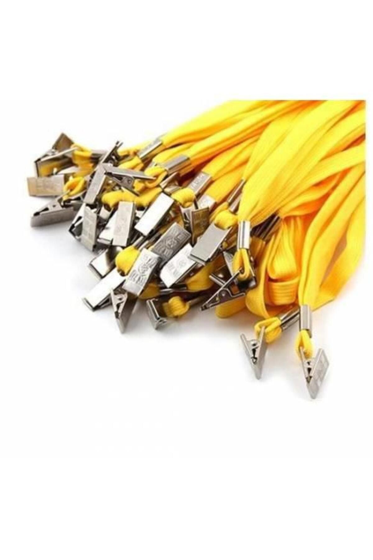 Persona Yaka Kartı İpı Yası Sarı 50 Lı