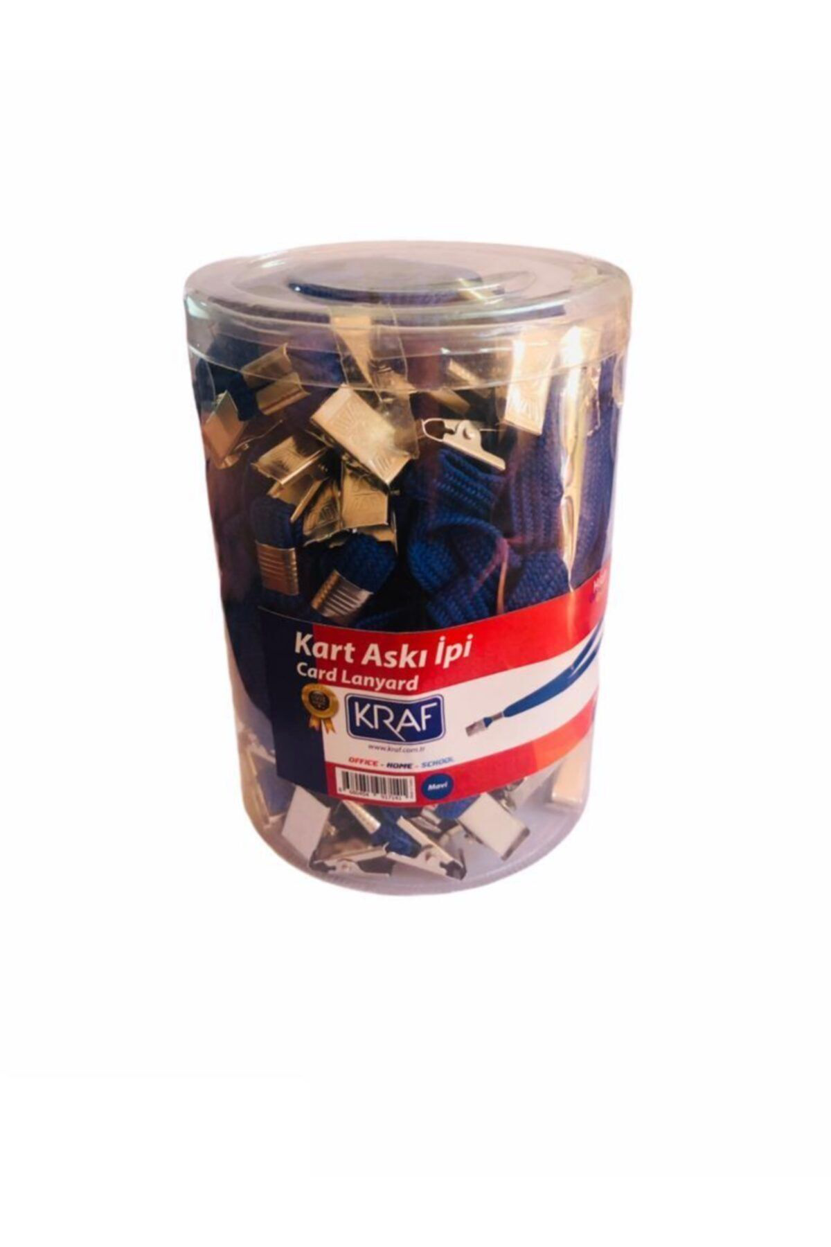 Persona Yaka Karti İpi Yassi Mavi 50 Li