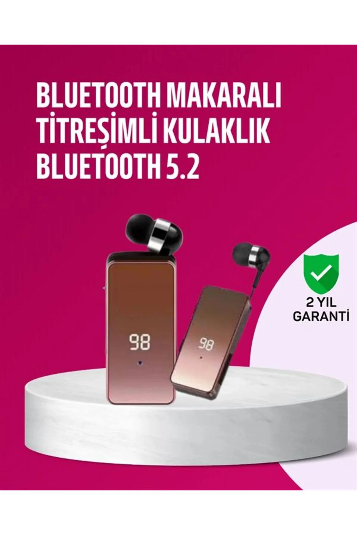 Yaka Klipsli Kablosuz Kulaklık – Eller Serbest Konforuyla Günlük 