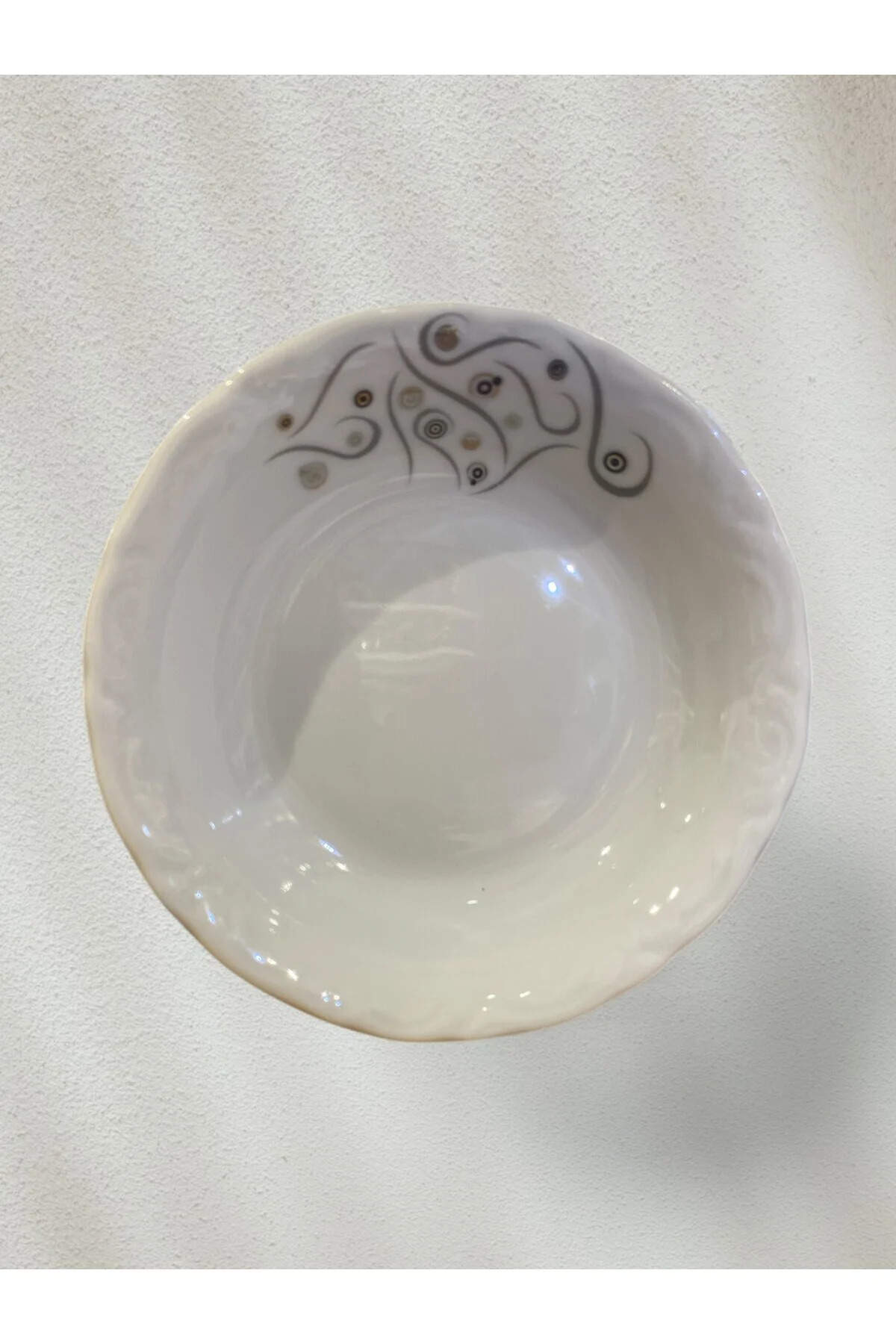 Yakamoz 14cm Çerezlik Çukur Tabak 6'lı