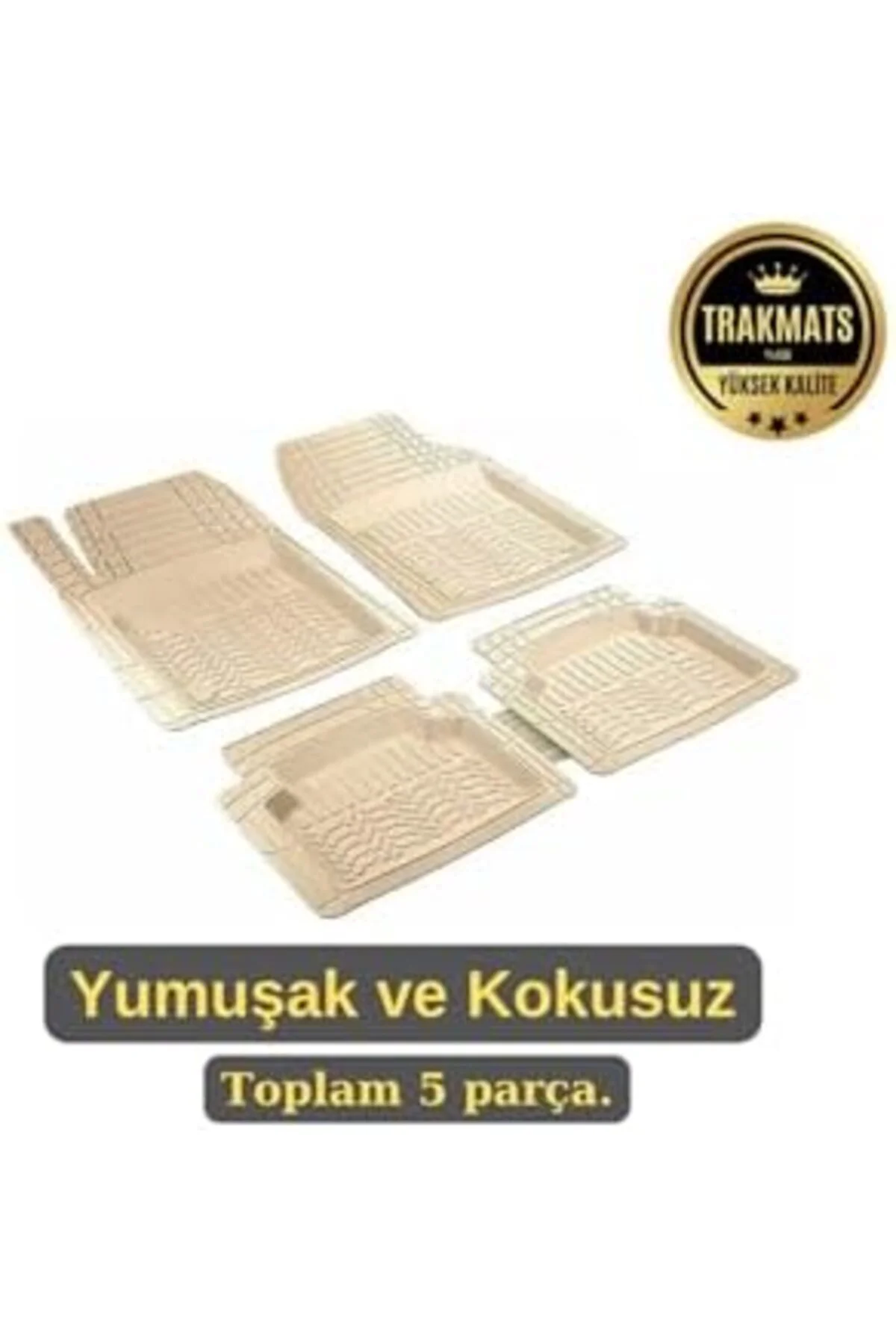 YAKE STORE Renault Megane 1 Sedan 1995-2003 KESİLEBİLİR PRO-MATS YUMUŞAK OTO PASPAS BEJ YAKE STORE 2