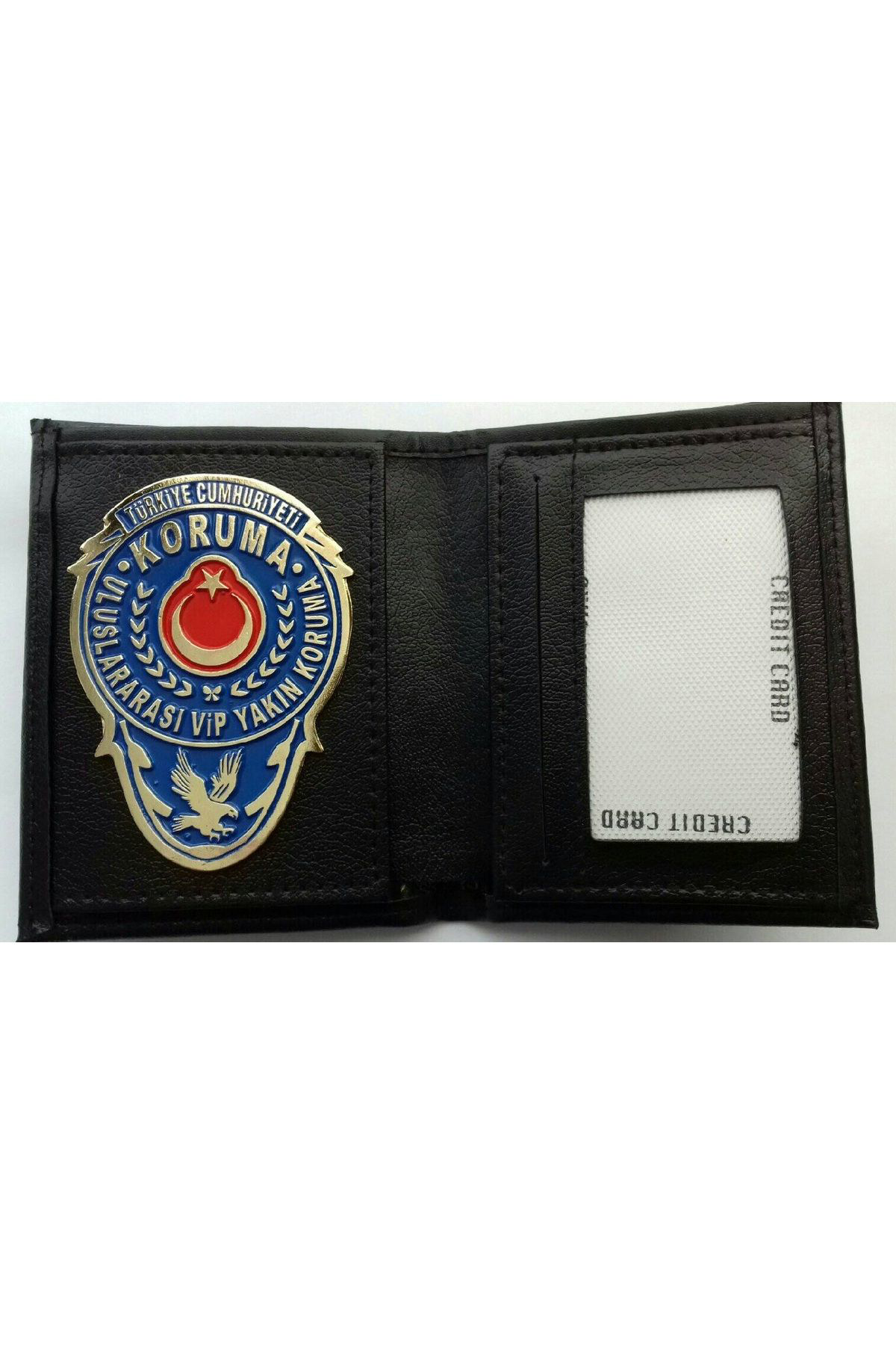Yakın Koruma Kemer Rozeti 1ad Ve Yakın Koruma Rozetli 2ad Cüzdanı