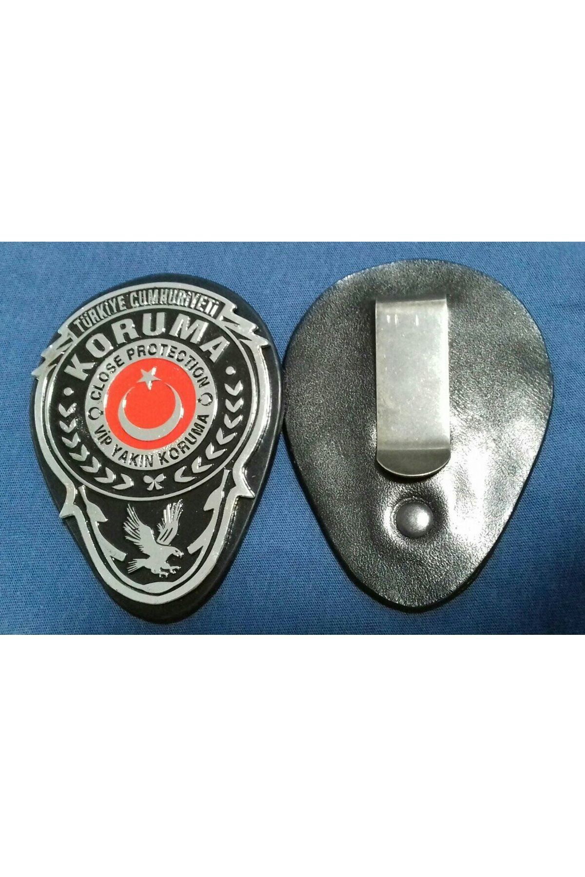 Aldatmaz Askeri Malzeme Yakın Koruma Kemer Rozeti -Yakın Koruma Cüzdanı Satınal-Sıvıle Sa