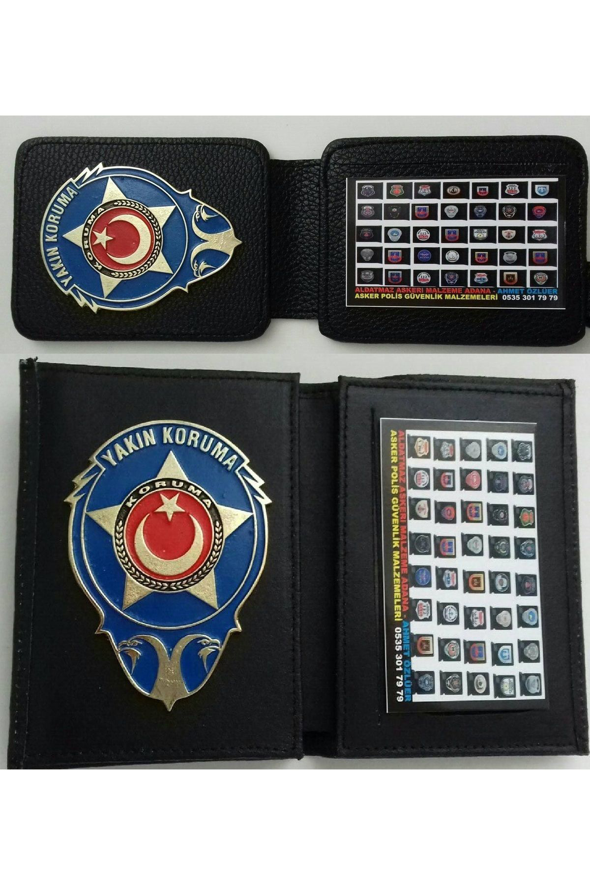 YAKIN KORUMA ROZETLİ 2AD CÜZDAN SATINAL-SIVILE SATILMAZ.