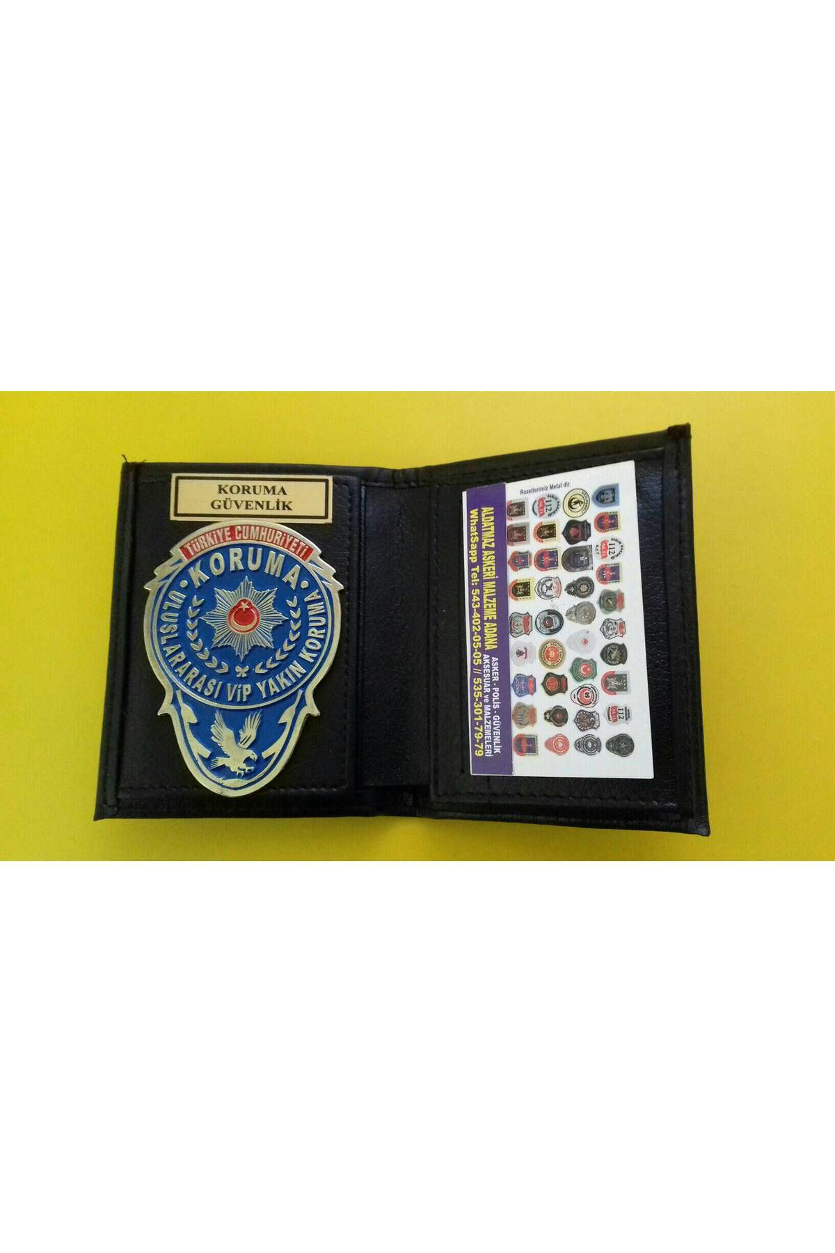 Yakın Koruma Rozetli Cüzdanı,Al.Sadece Yakın Koruma Görevlisi Sip