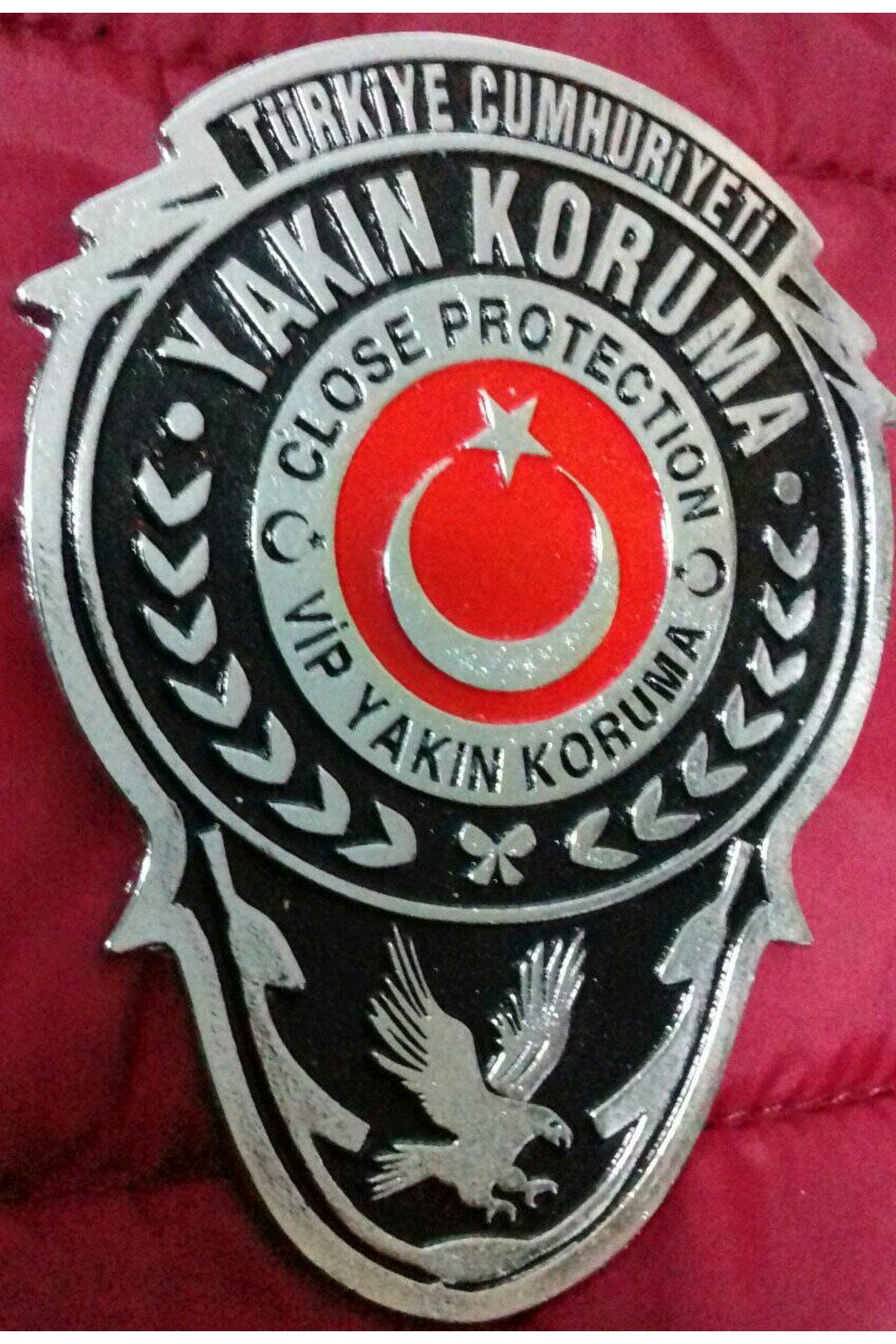 Aldatmaz Askeri Malzeme Yakin Koruma Rozetli Cüzdani, +1 Rozet Satinal-Sivile Satilmaz.