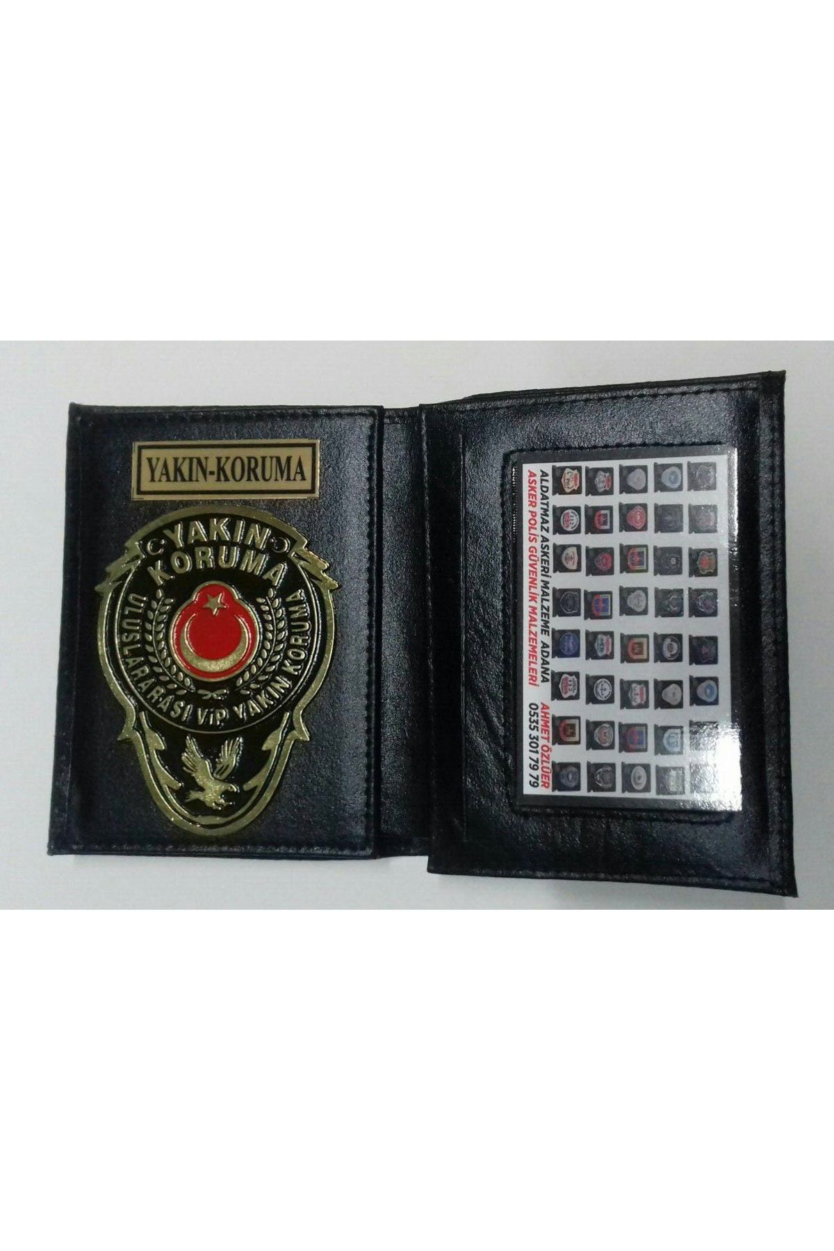 Aldatmaz Askeri Malzeme Yakin Koruma Rozetli Cüzdani Satinal,Siparis Ver.Sivile Satilmaz.