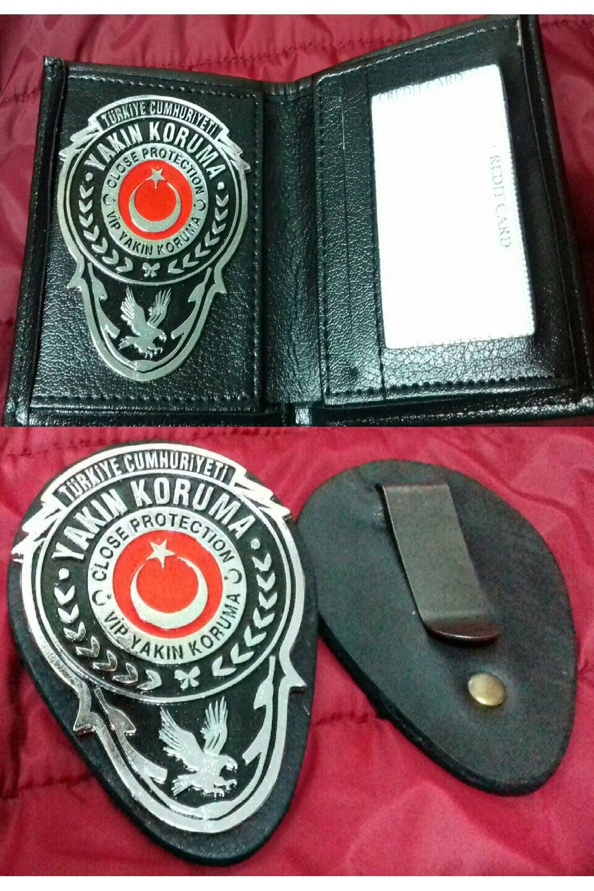 YAKIN KORUMA ROZETLİ CÜZDANI+KEMER ROZETI SATINAL-SIVILE SATILMAZ