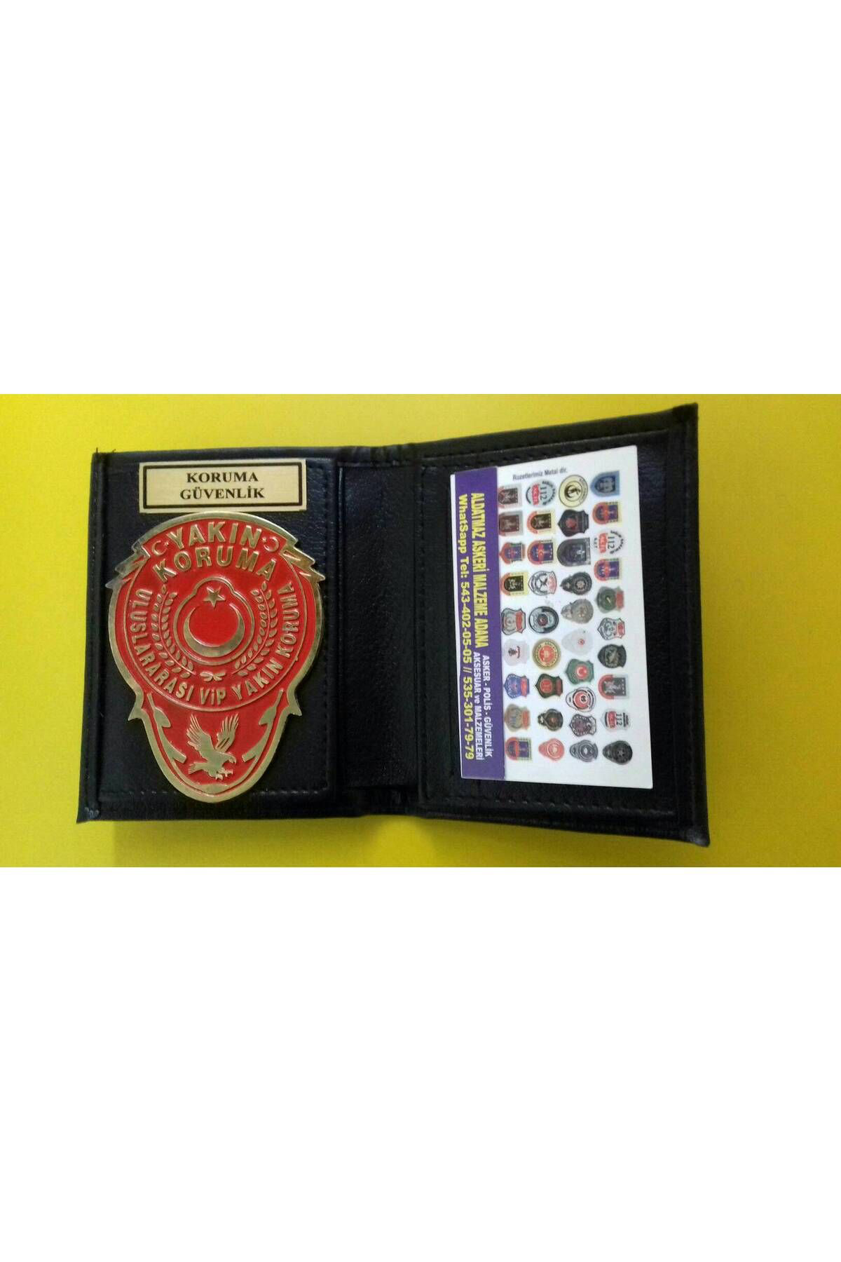 Yakın Koruma Rozetli Cüzdanı,Al.Sadece Yakın Koruma Görevlisi Sip
