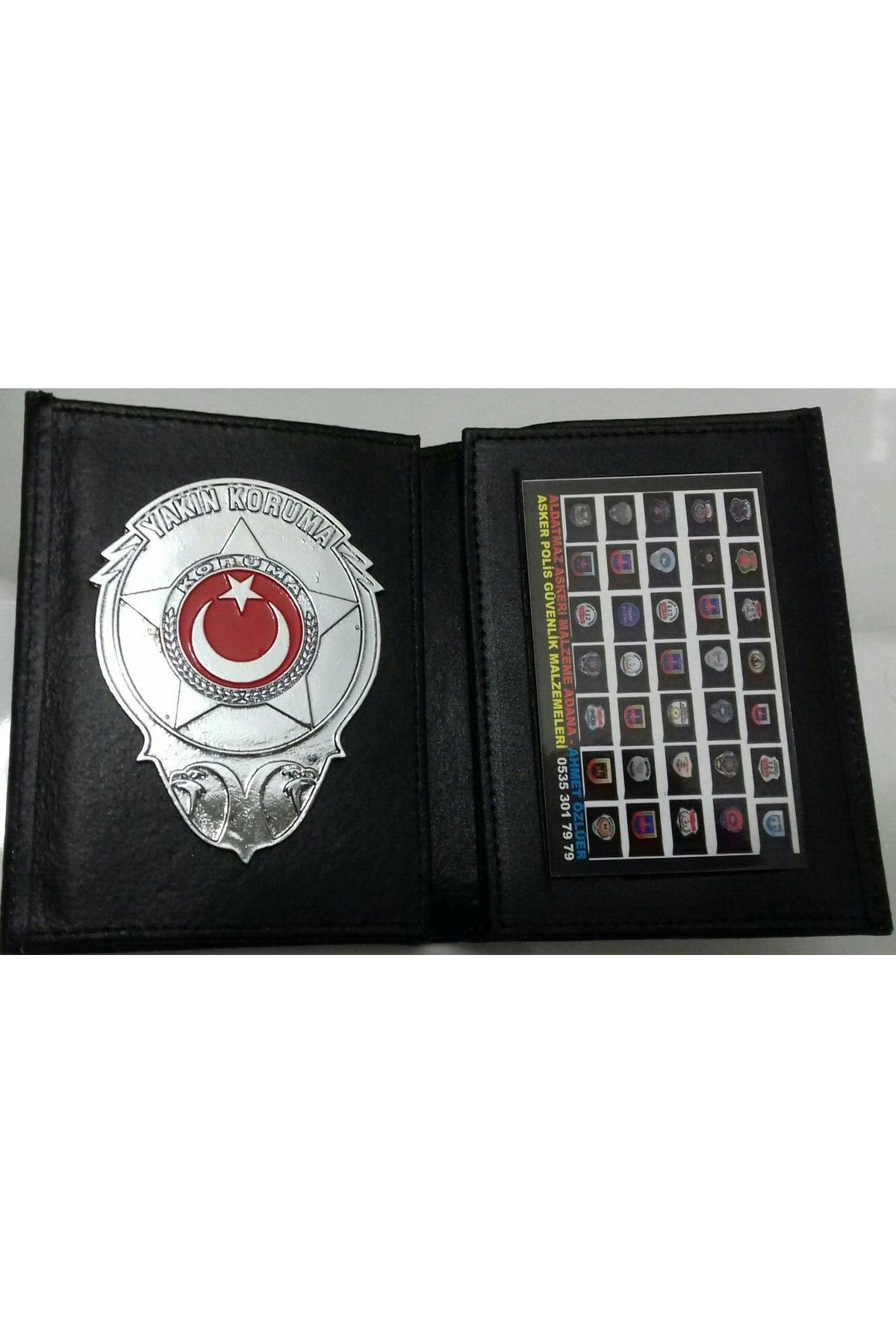 Aldatmaz Askeri Malzeme Yakin Koruma Rozetli Cüzdani (2 Adet ) Satinal-Sivile Satilmaz.