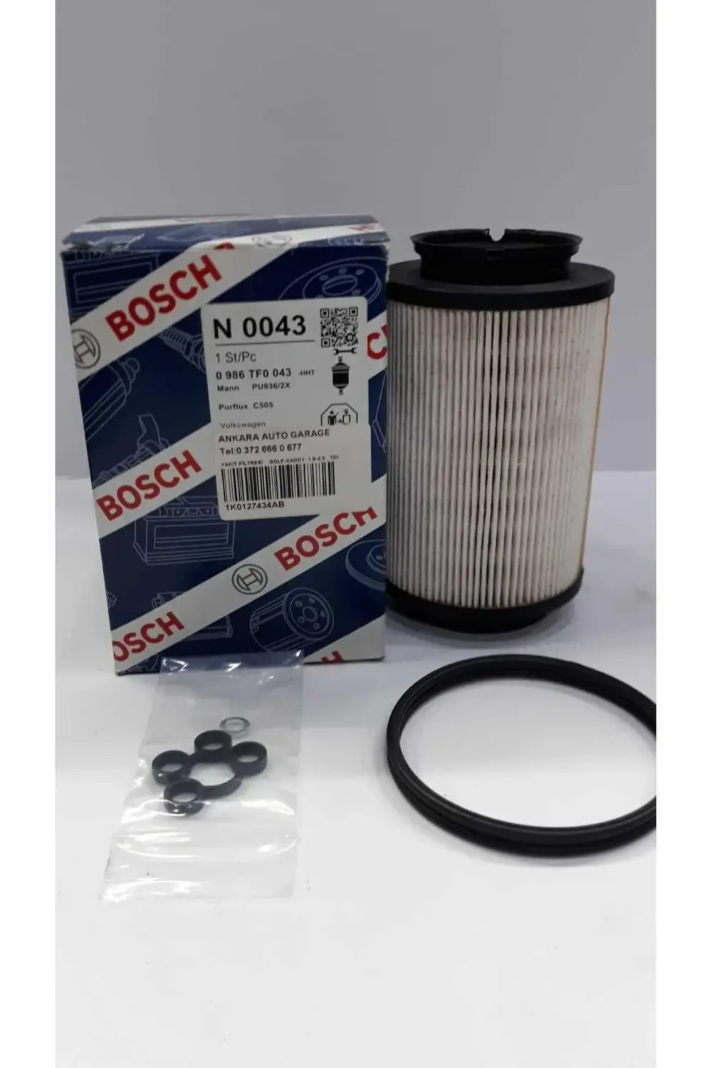 Yakıt Filtresi Astra-corsa 1.7/1.9/2.4/2.5d 0986tf0043 Uyumlu