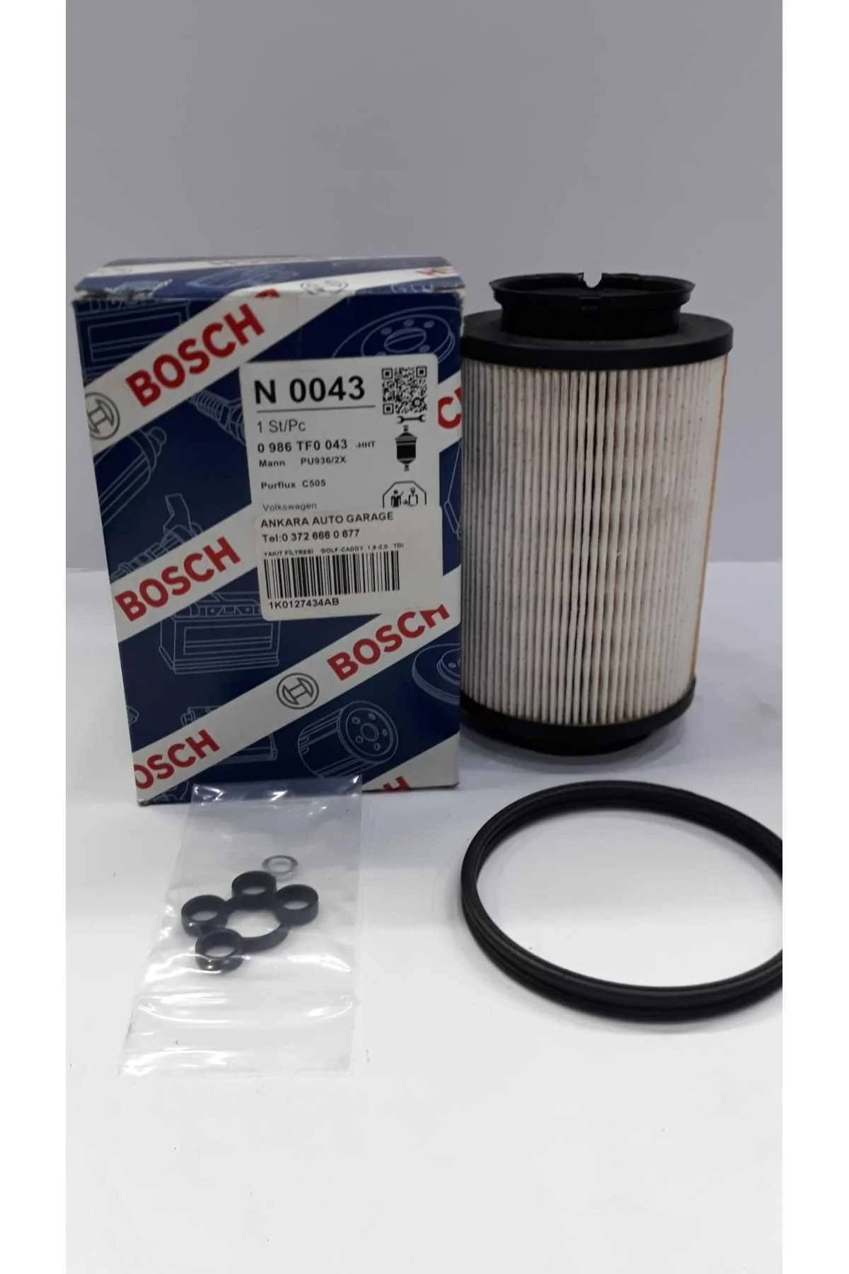 Yakıt Filtresi Astra-corsa 1.7/1.9/2.4/2.5d 0986tf0043 Uyumlu