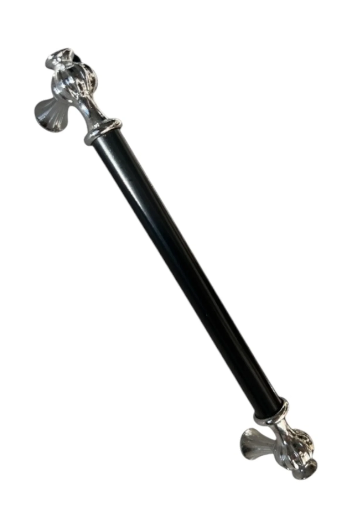 YAKUT KULP KROM-SİYAH 160 MM Çekmece Mutfak Dolap Kulpu Kulp Lüx 