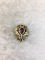 YAKUT TAŞ OTANTİK BROŞ-BROŞ1