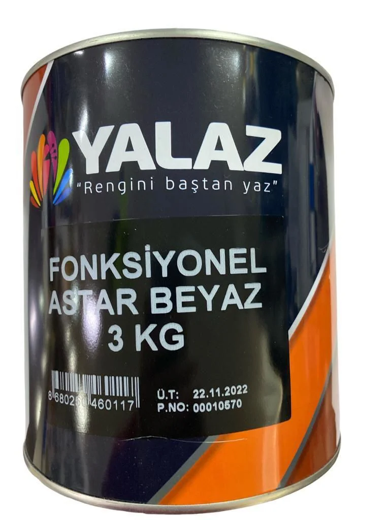 Yalaz Fonksiyonel Astar 3 Kg Beyaz Yalaz Fonksiyonel Astar 3 Kg Beyaz