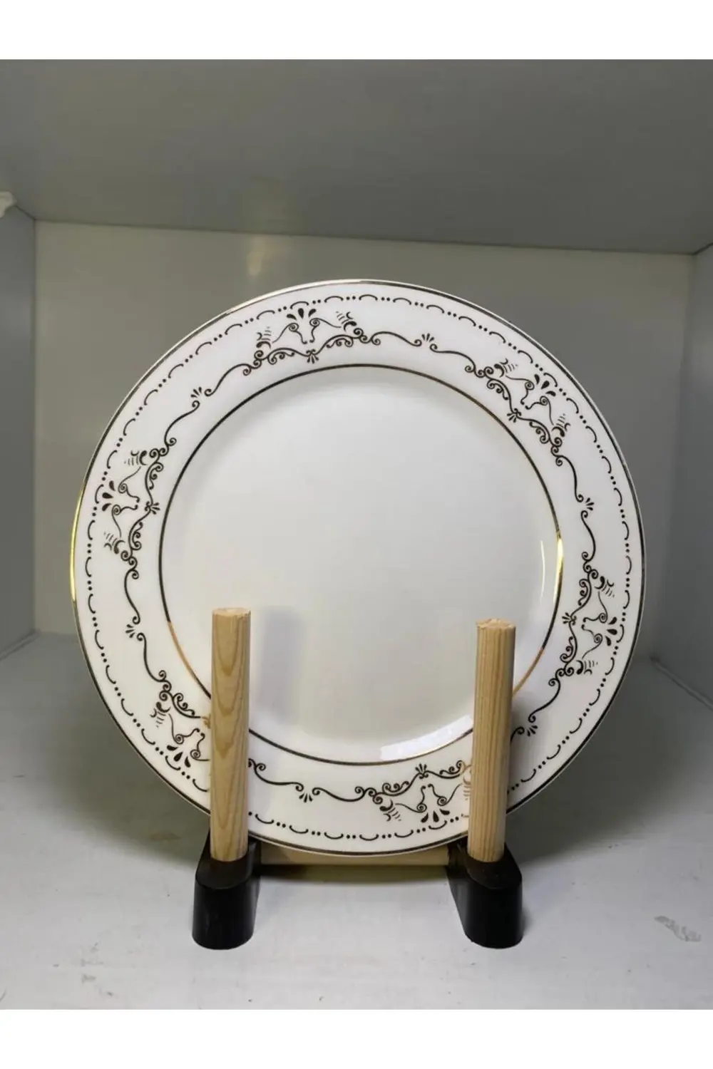 Yaldızlı 6 Lı Pasta Tabağı