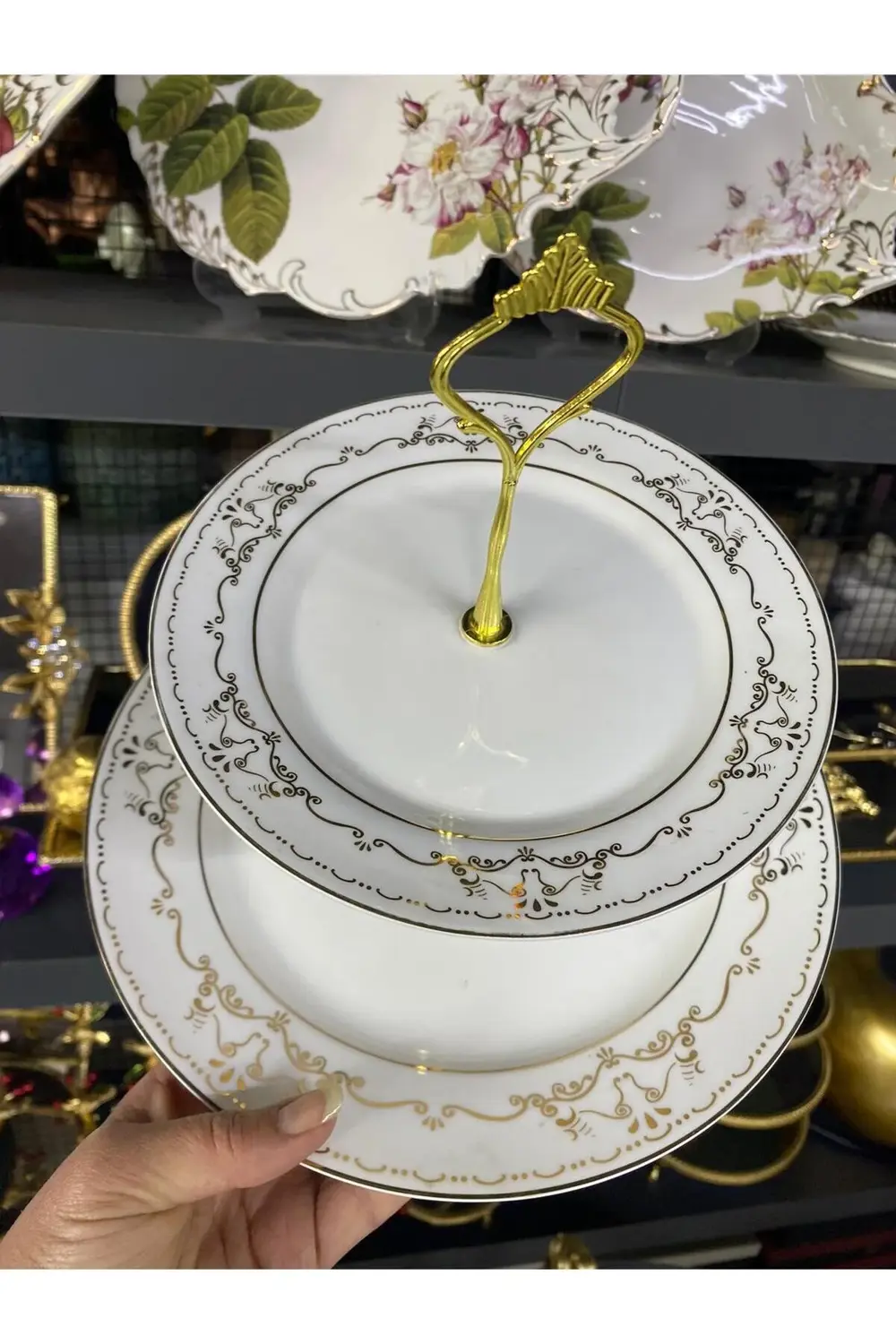 Yaldızlı Katlı Kurabiyelik