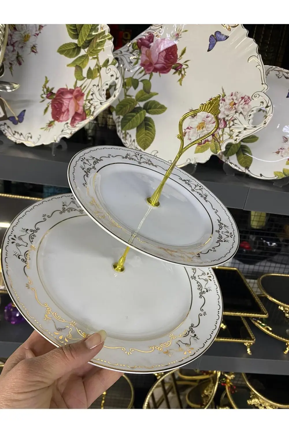 Yaldızlı Katlı Kurabiyelik