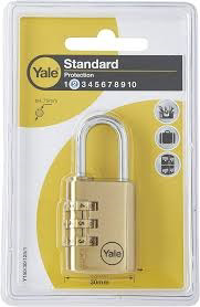 Yale 30 mm Şifreli Pirinç Asma Kilit