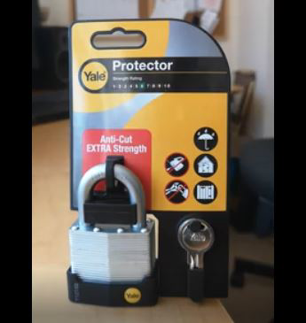 Yale Asma Kilit Protector Lamine 45 Mm