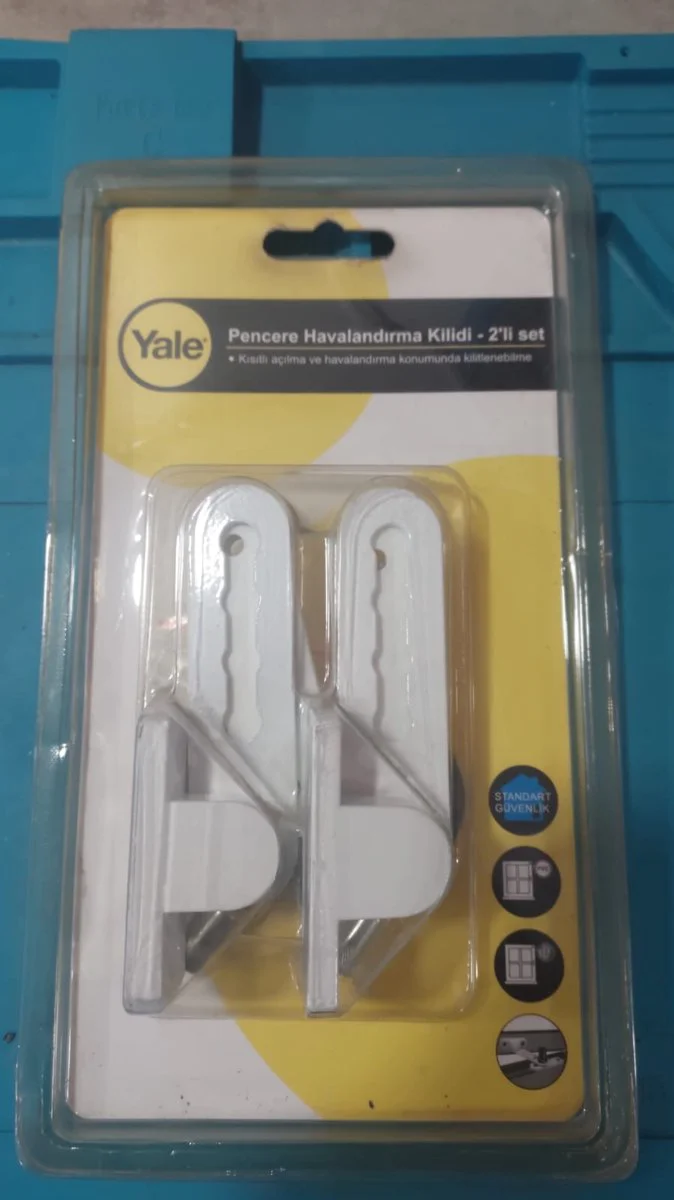 Yale Pencere Havalandırma kilidi 2 li Set