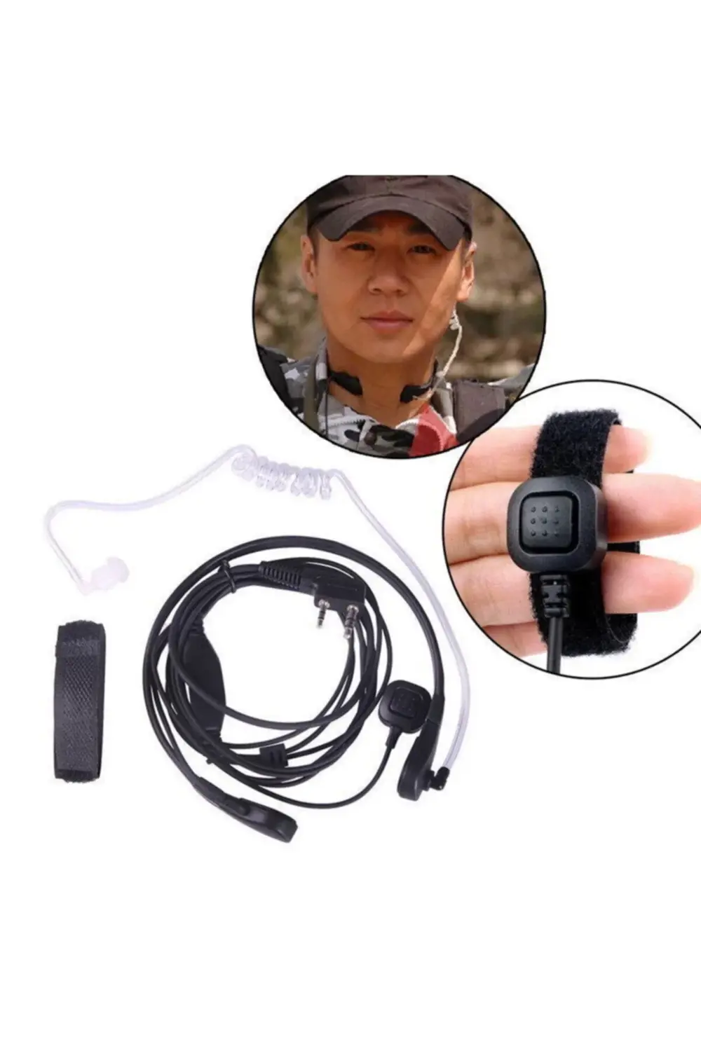 Yamaç Paraşütü Telsizleri Için Boyun Boğaz Mikrofonu Wln Mars Pro