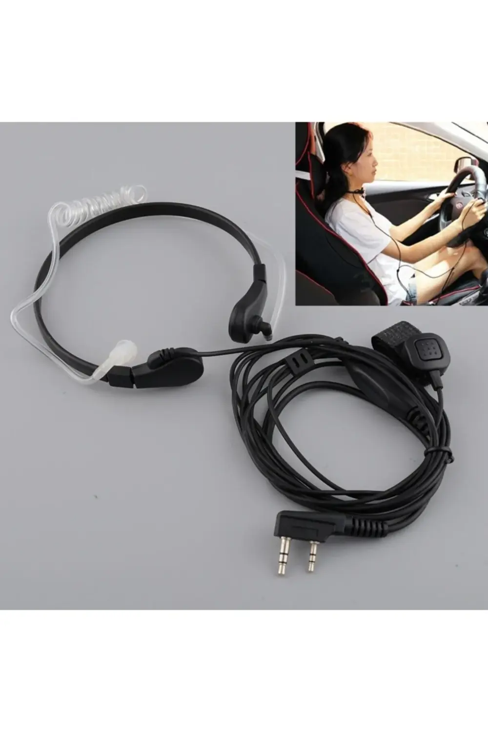 Yamaç Paraşütü Telsizleri Için Boyun Boğaz Mikrofonu Wln Mars Pro