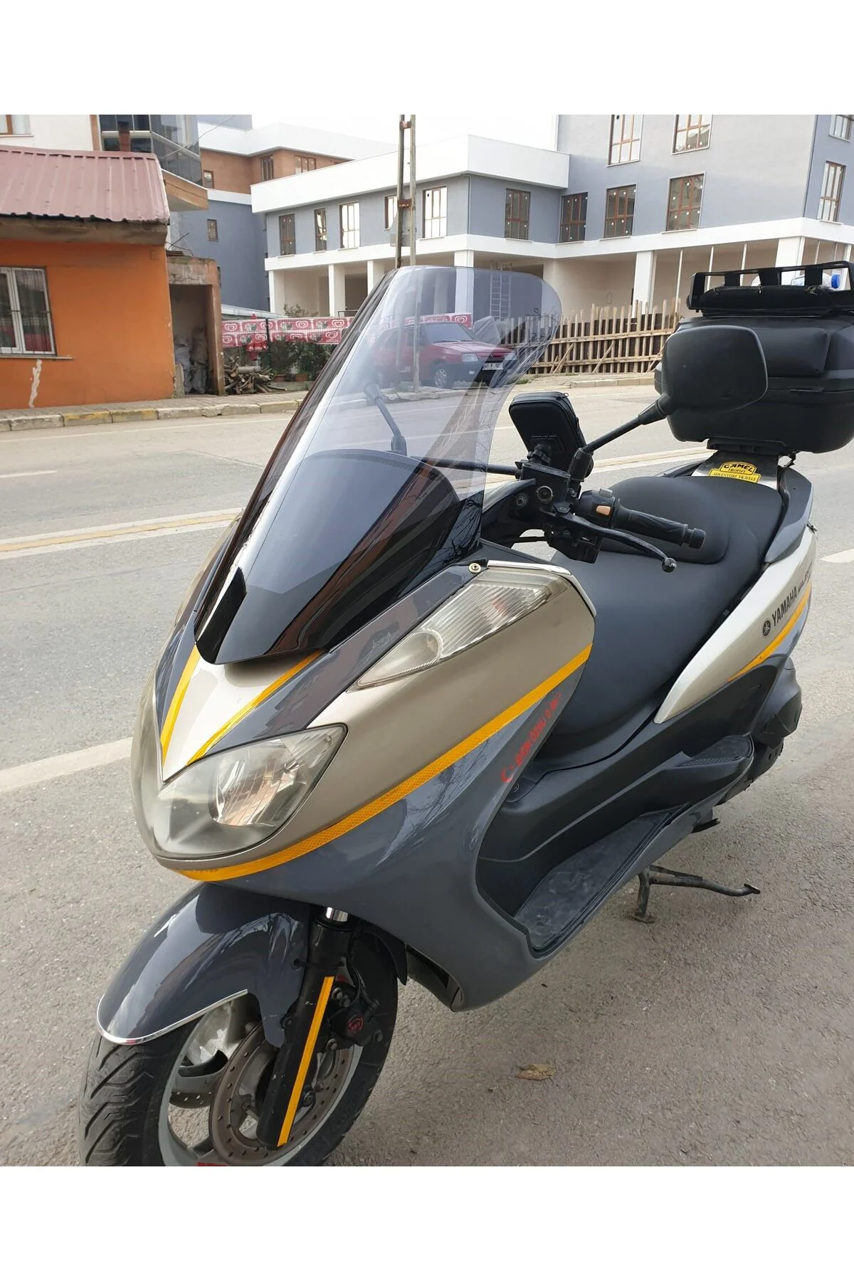 Yamaha Majesty 400 Ön Cam 2003-2015 Model 68cm Füme Renkli 4mm