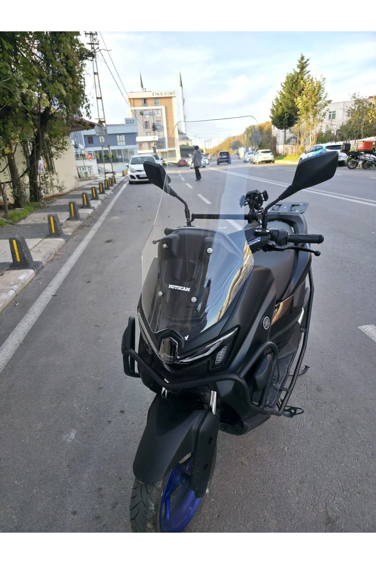 Yamaha Nmax Ön Cam 2025-2026 Model 72cm Şeffaf Renkli 4mm