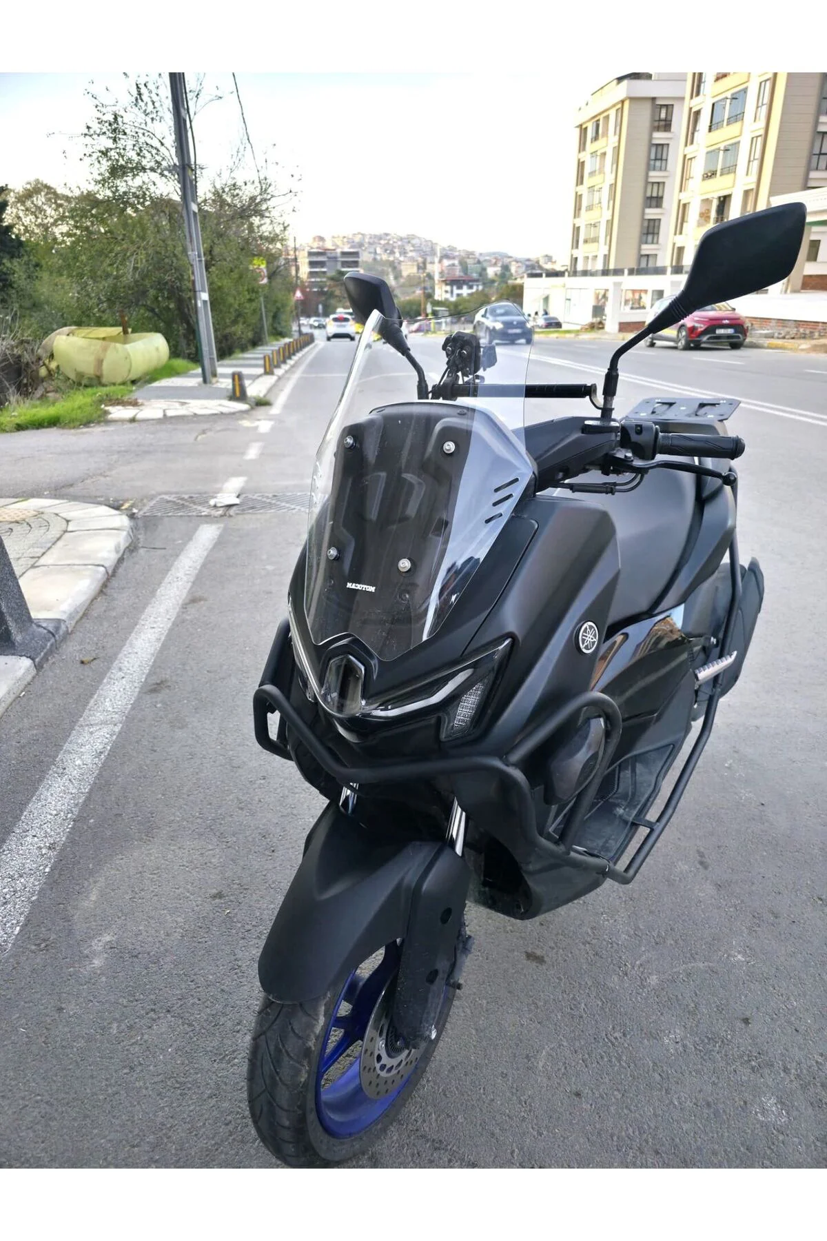 Yamaha Nmax Ön Cam 2025-2026 Model 43cm Şeffaf Renkli SPORTİF