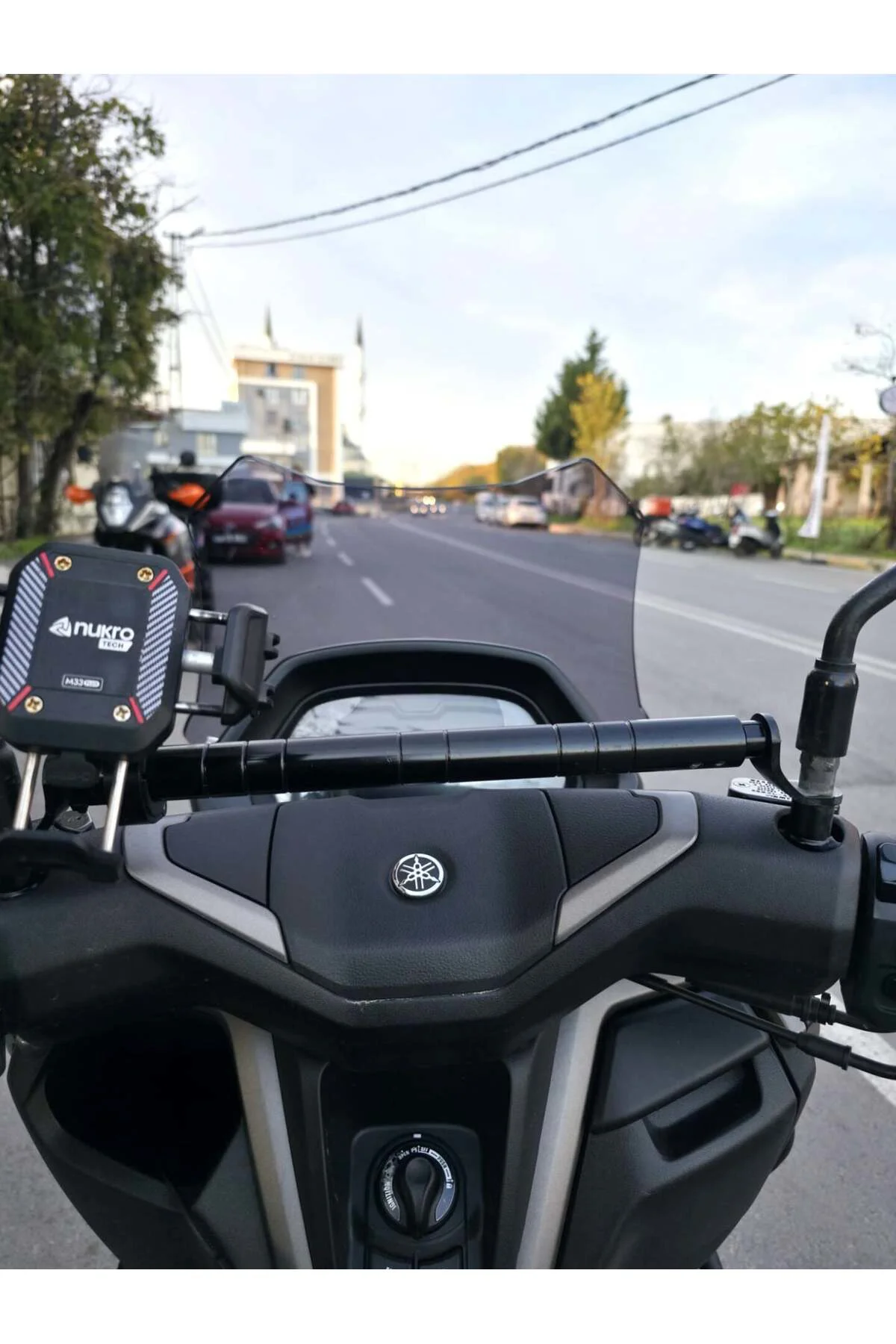 Yamaha Nmax Ön Cam 2025-2026 Model 43cm Füme Renkli SPORTİF