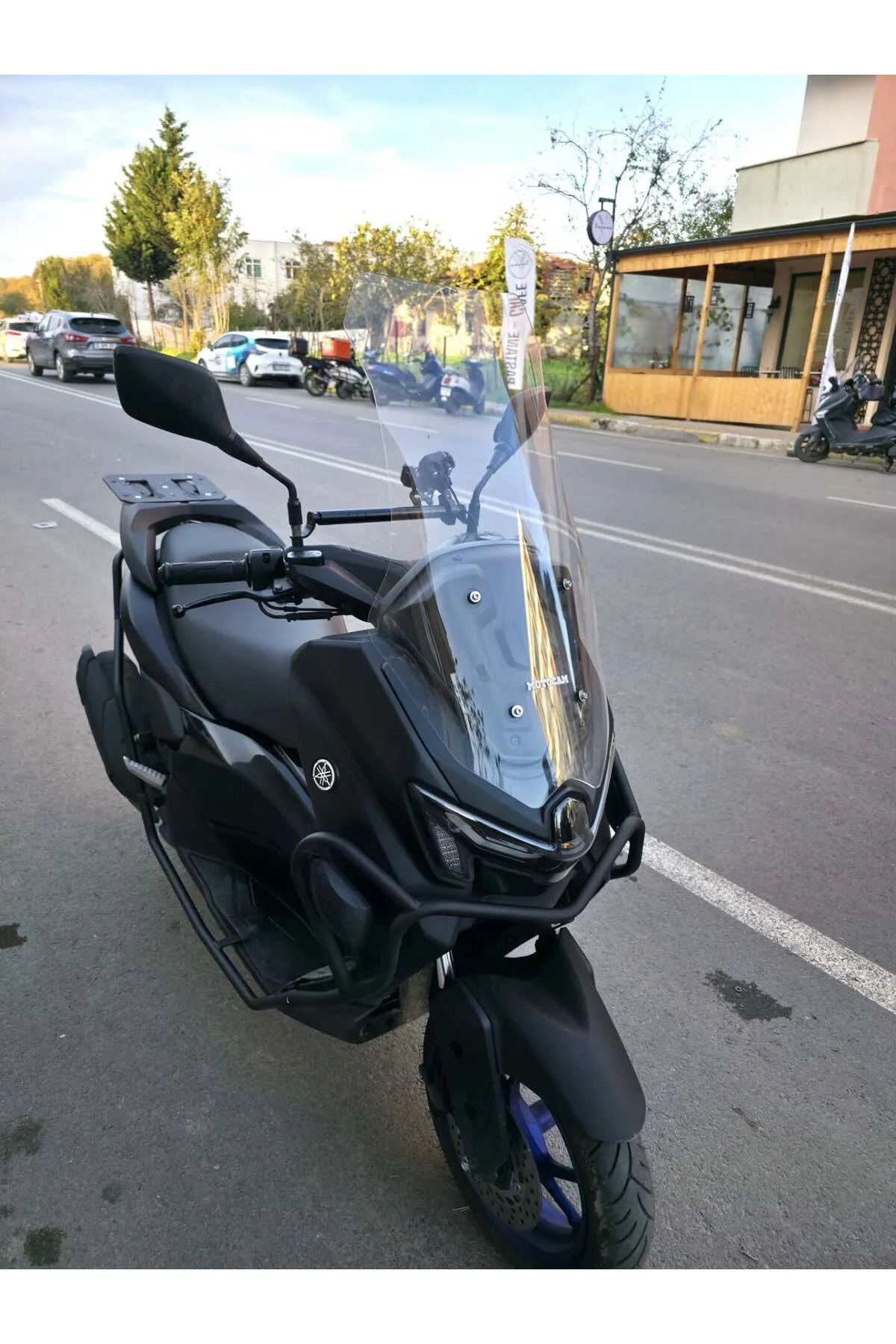 Yamaha Nmax Ön Cam 2025-2026 Model 72cm Şeffaf Renkli 4mm