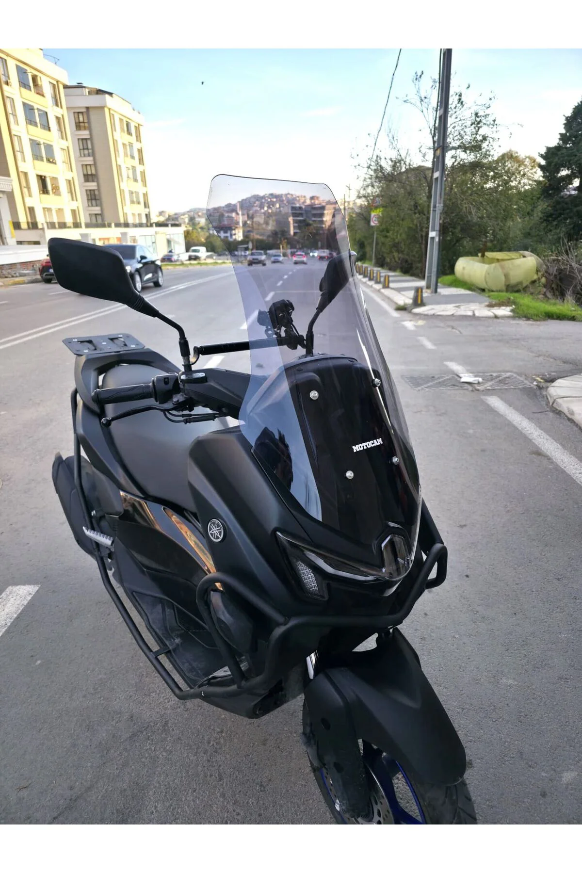 Yamaha Nmax Ön Cam 2025-2026 Model 72cm Füme Renkli 4mm