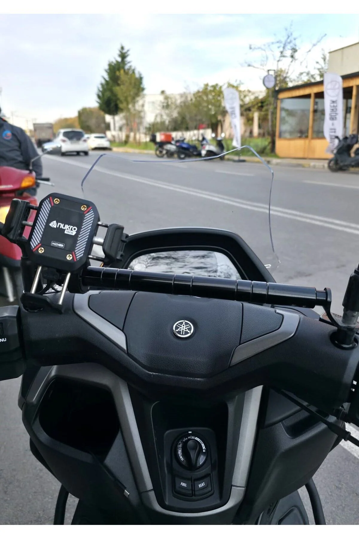 Yamaha Nmax Ön Cam 2025-2026 Model 43cm Şeffaf Renkli SPORTİF