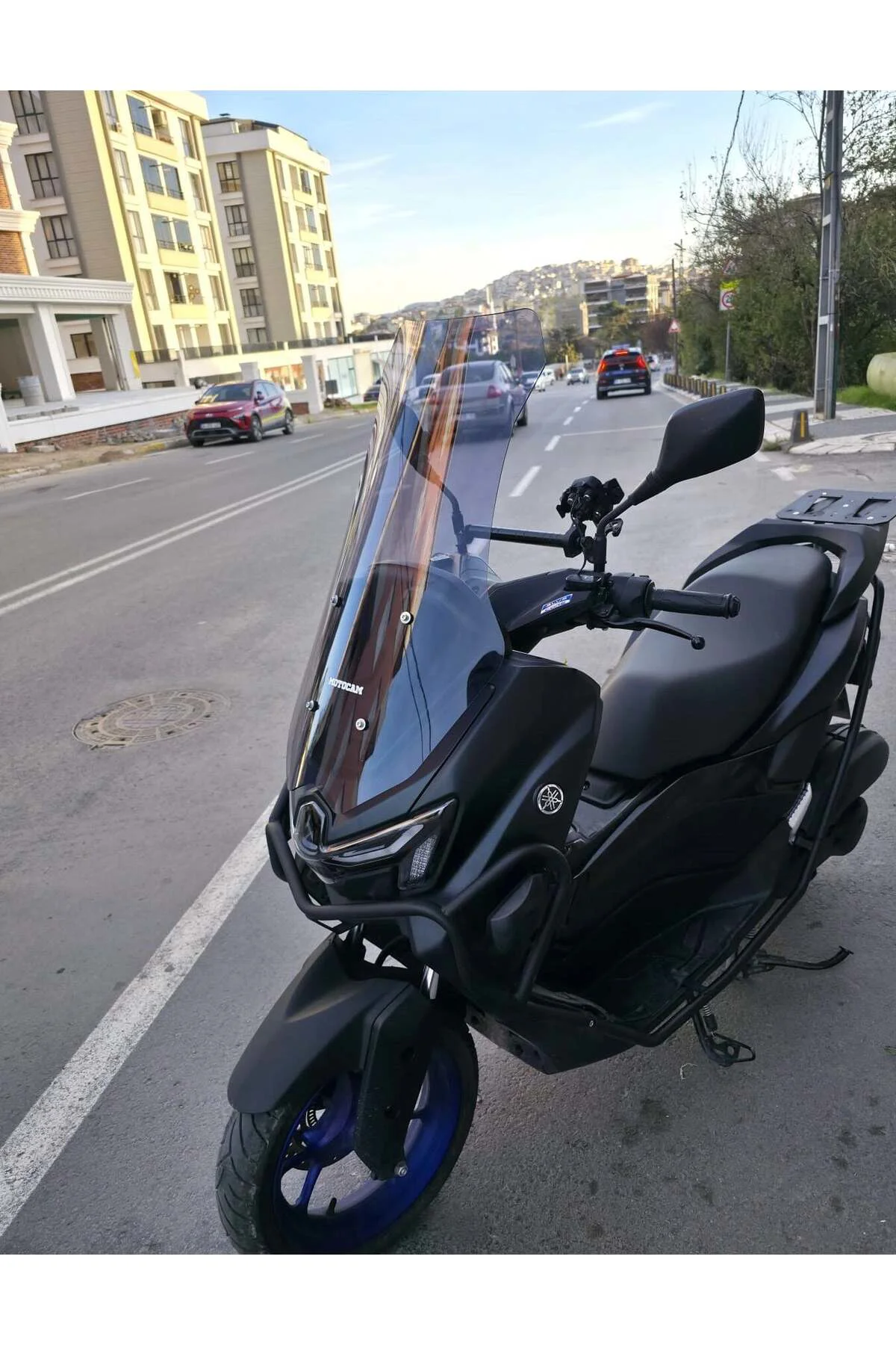 Yamaha Nmax Ön Cam 2025-2026 Model 72cm Füme Renkli 4mm