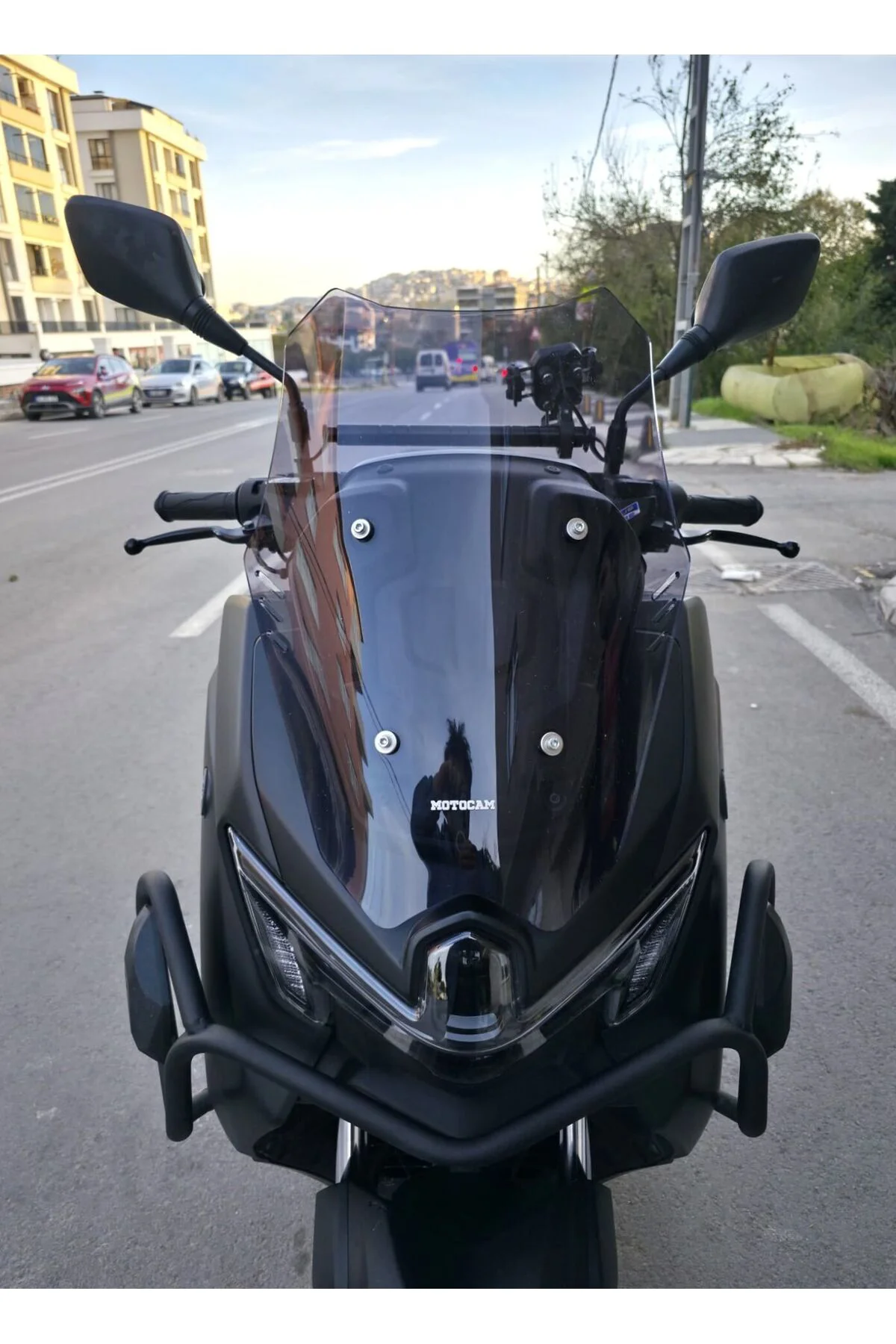 Yamaha Nmax Ön Cam 2025-2026 Model 43cm Füme Renkli SPORTİF