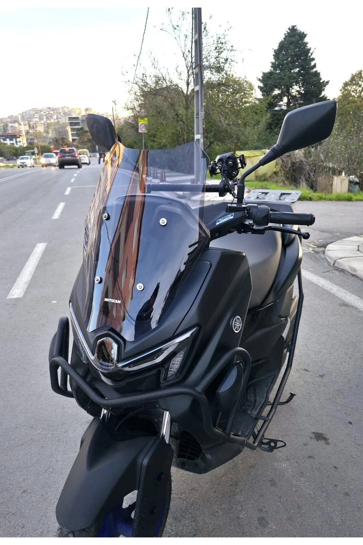 Yamaha Nmax Ön Cam 2025-2026 Model 43cm Füme Renkli SPORTİF