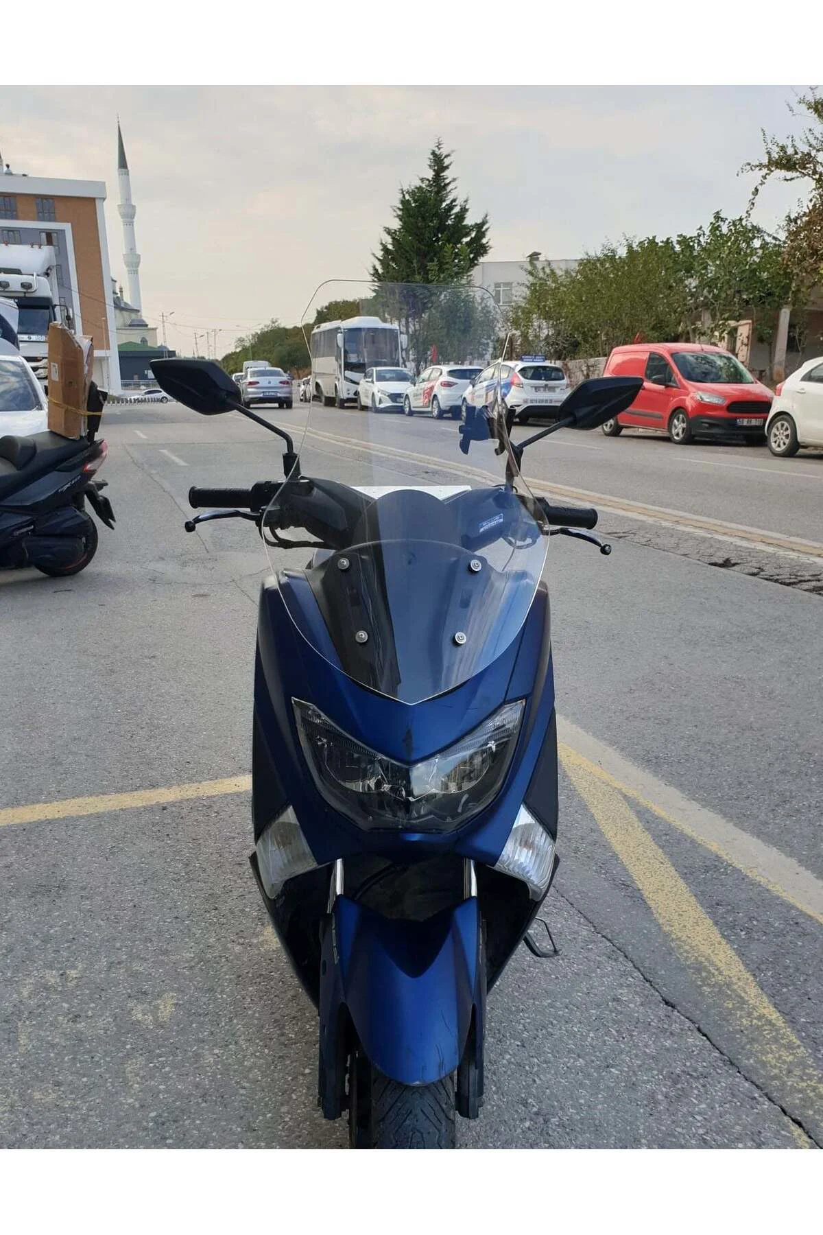 Yamaha Nmax Ön Cam 2015-2020 Model 69cm Şeffaf Renkli 4mm