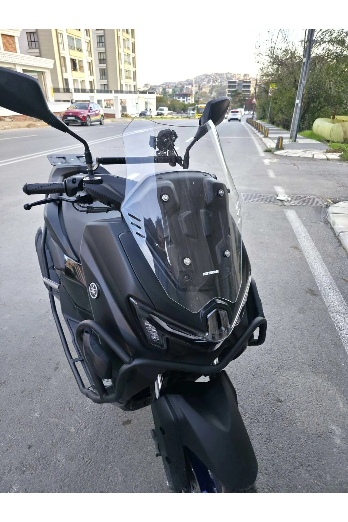Yamaha Nmax Ön Cam 2025-2026 Model 43cm Şeffaf Renkli SPORTİF