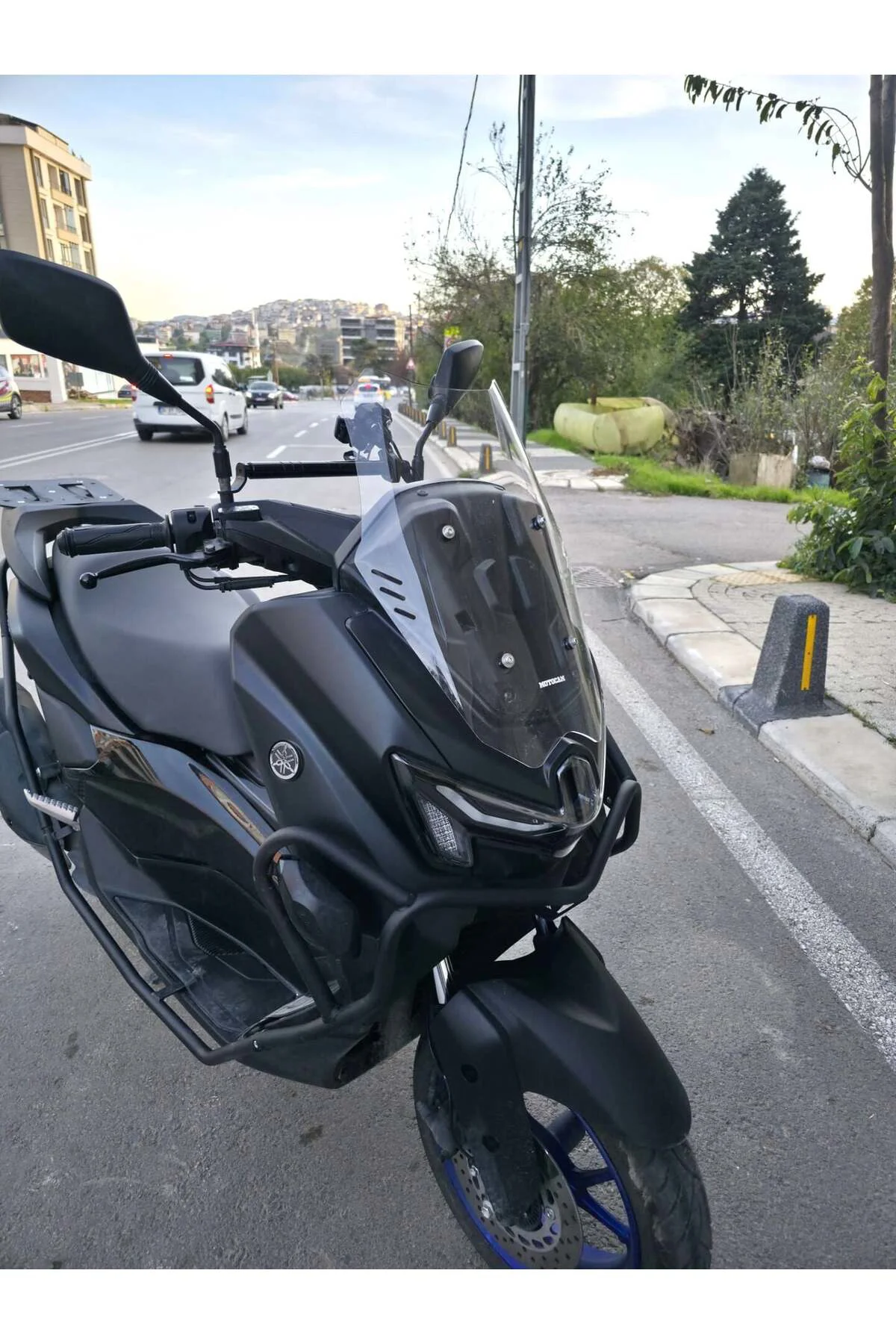 Yamaha Nmax Ön Cam 2025-2026 Model 43cm Şeffaf Renkli SPORTİF