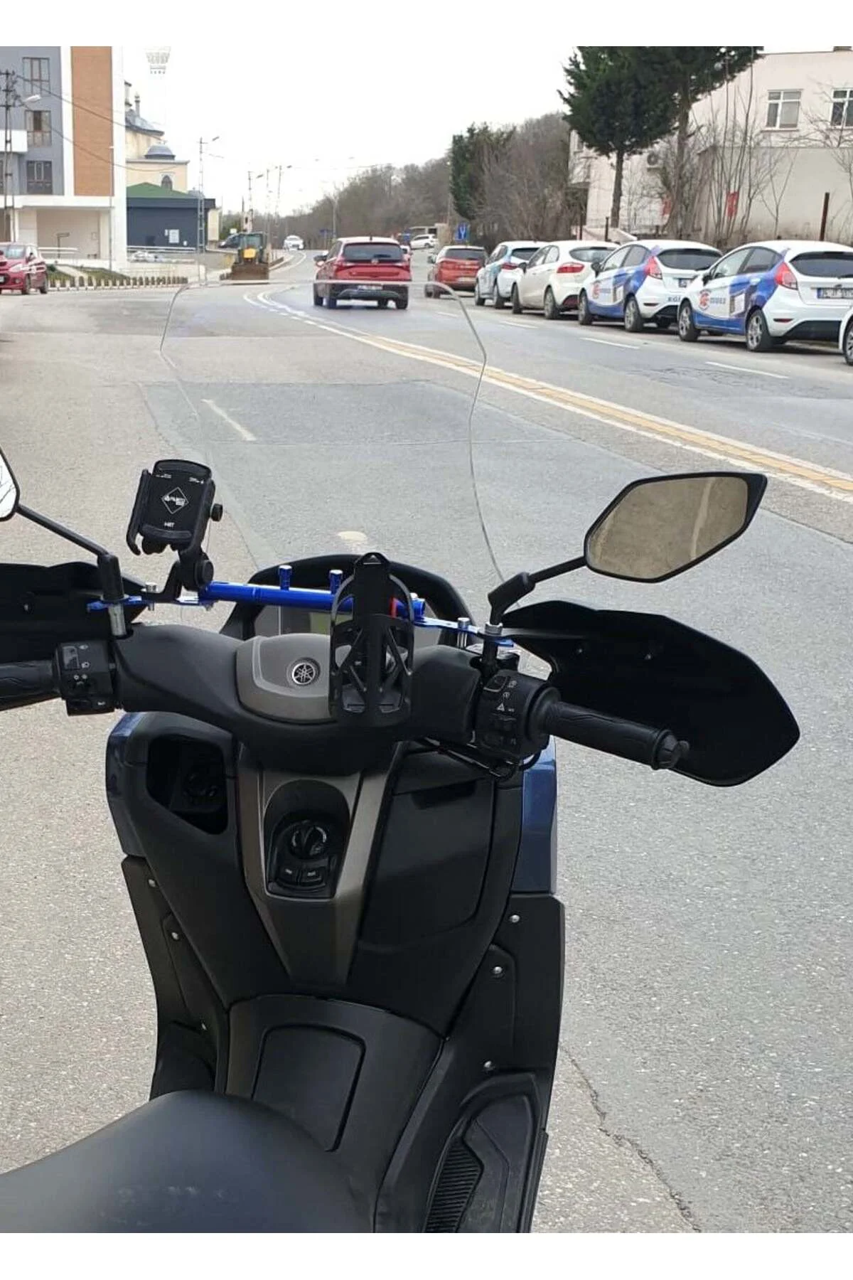 Yamaha Nmax Ön Cam 2021-2024 Model 72cm Şeffaf Renkli 4mm UZUN