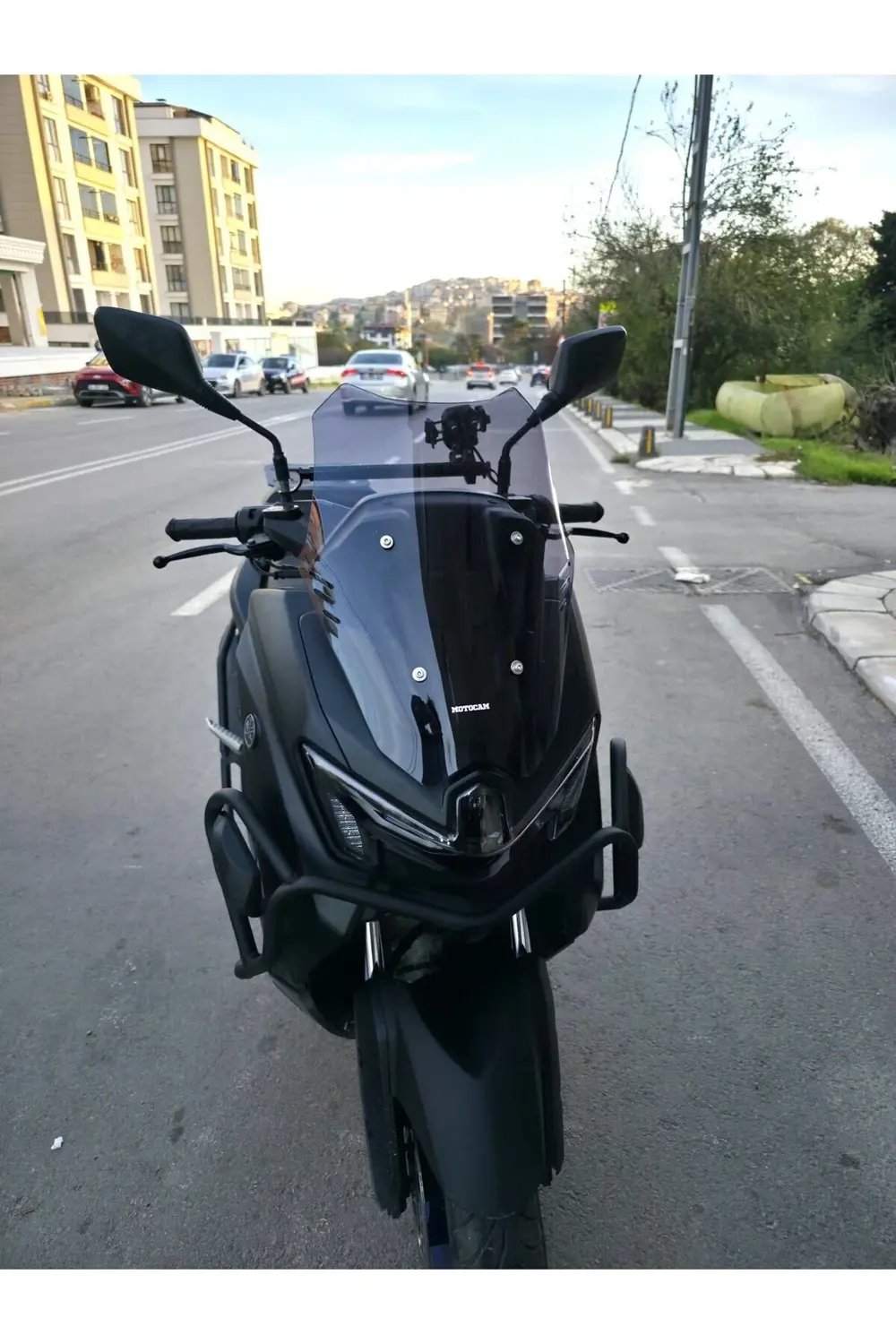 Yamaha Nmax Siperlik Ön Cam 2025 Model 49cm Füme Renkli 4mm Spor