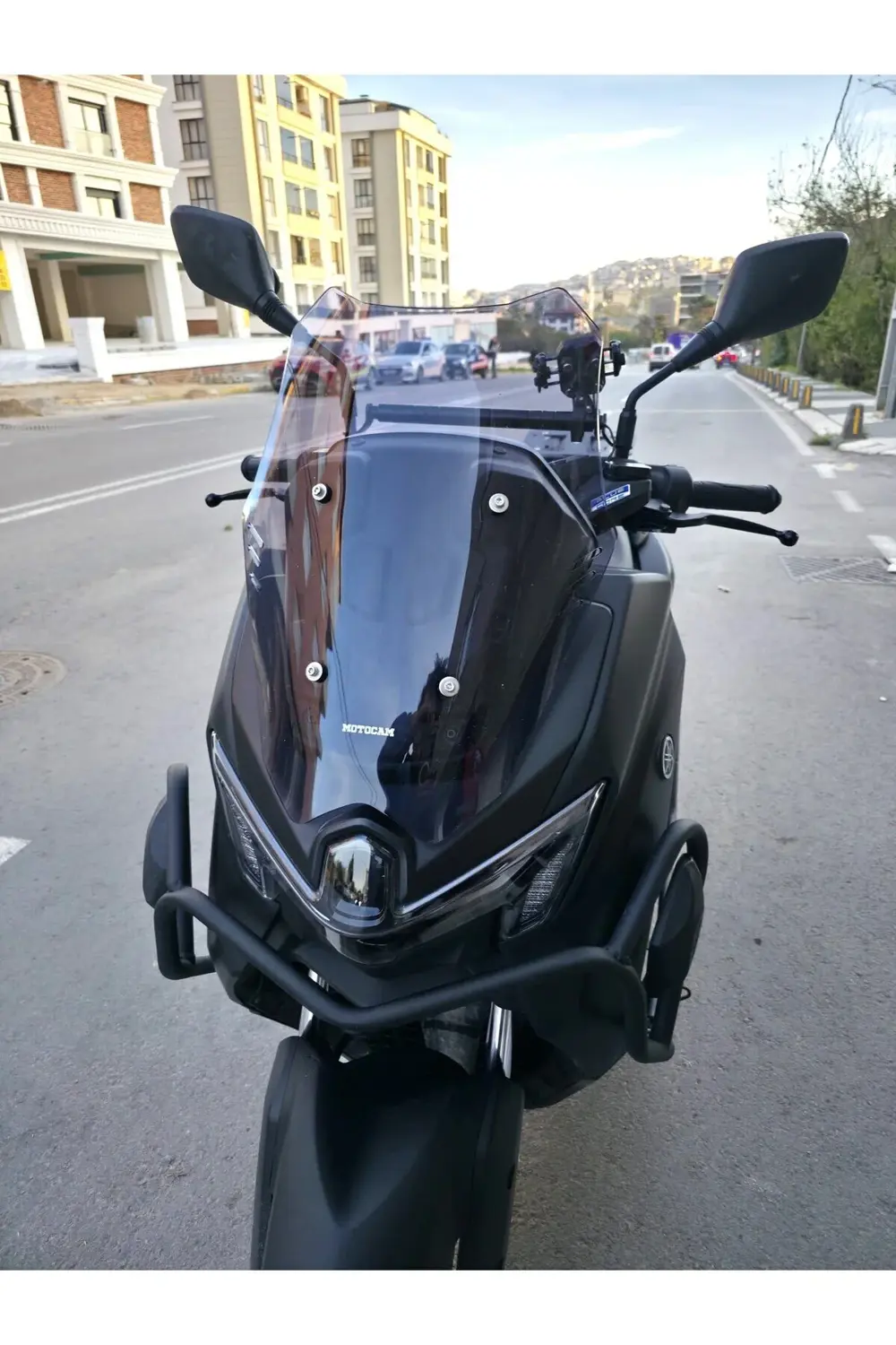 Yamaha Nmax Siperlik Ön Cam 2025 Model 49cm Füme Renkli 4mm Spor